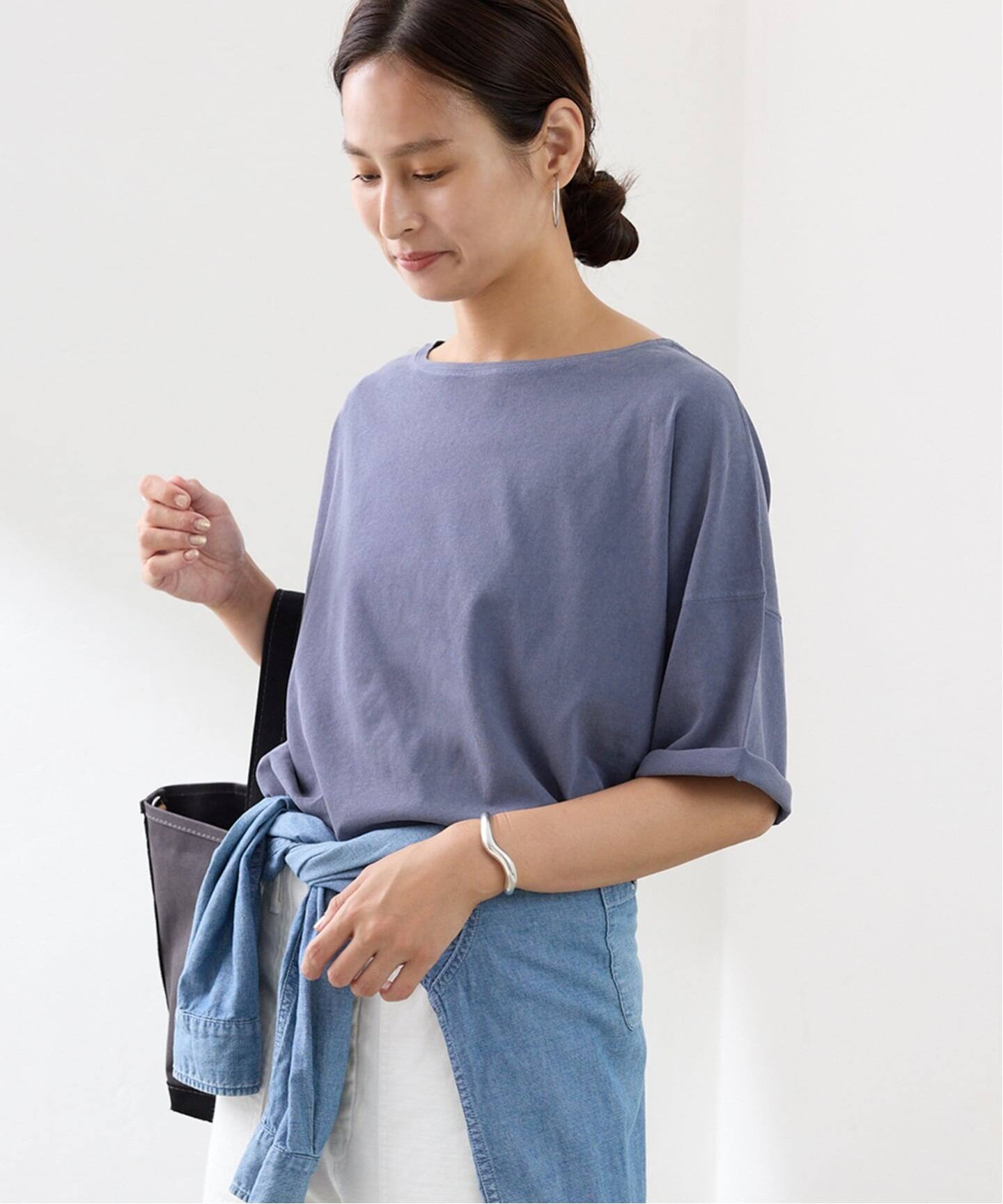 FRAMeWORK ドライタッチコットン S/S-Tee FRAMeWORK（フレームワーク）の「ドライタッチコットンL/Tee（T