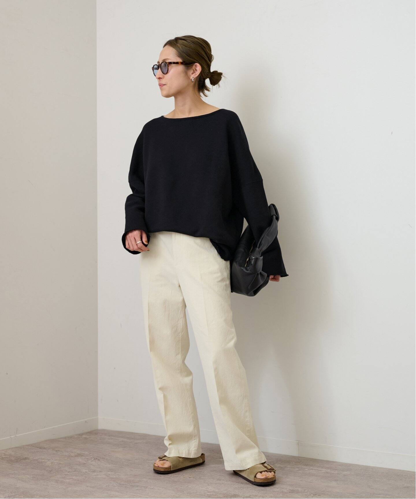 ≪追加≫コットンリヨセルボートネックSWEAT（スウェット