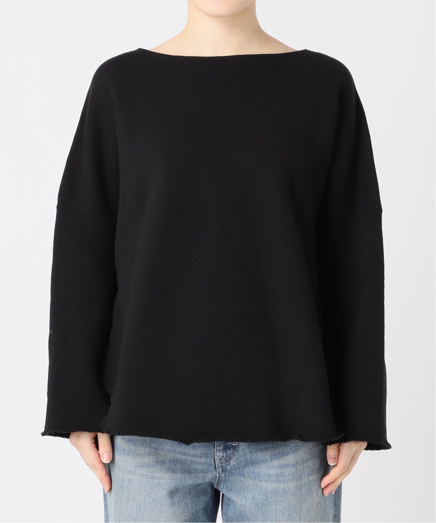 ≪追加≫コットンリヨセルボートネックSWEAT（スウェット