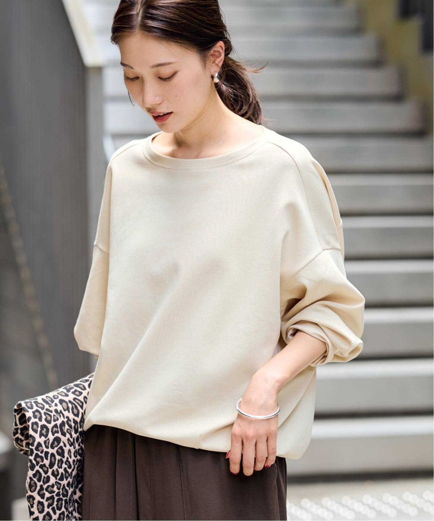 コクーンプルオーバー（Tシャツ／カットソー）｜FRAMeWORK（フレーム