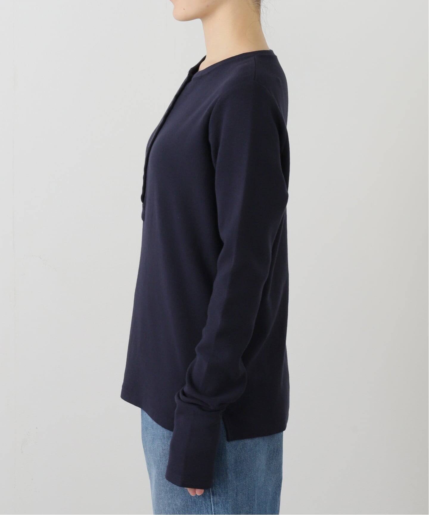 ミニワッフルヘンリーネック（Tシャツ／カットソー）｜FRAMeWORK
