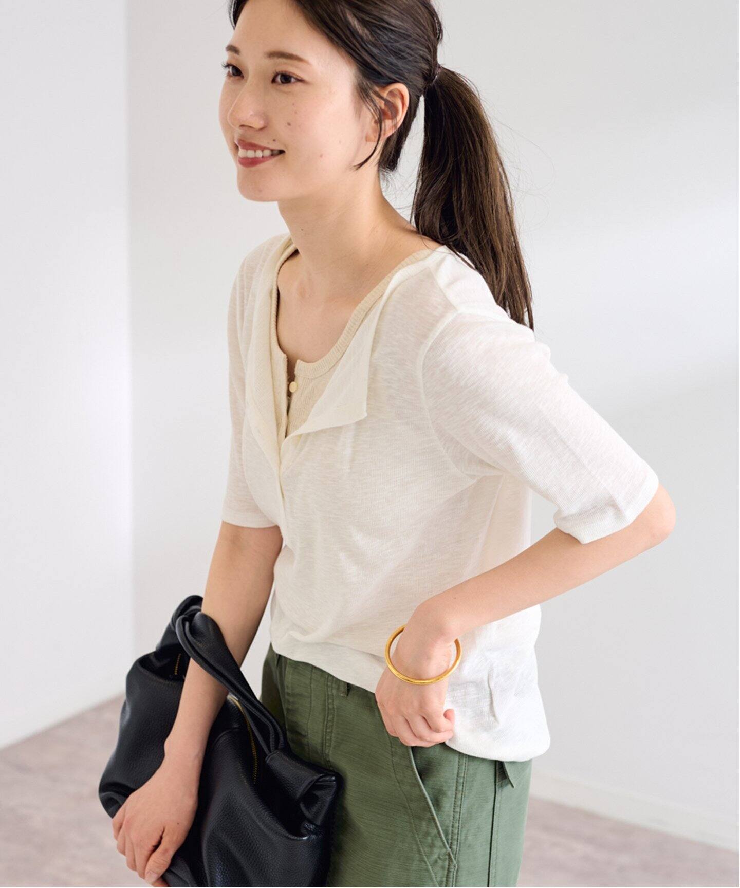 スラブシアーテレコヘンリーS/S-Tee（Tシャツ／カットソー