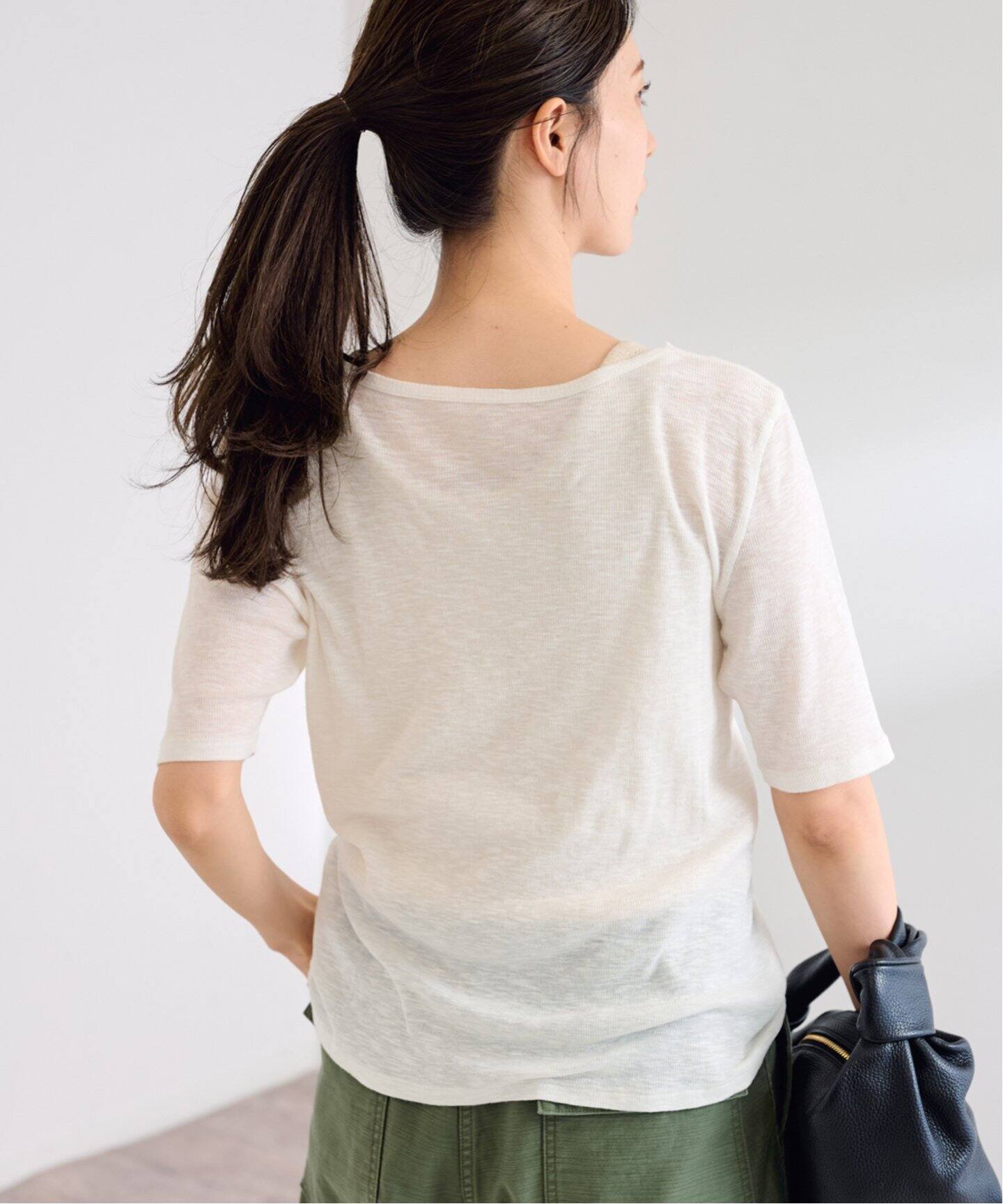 FRAMeWORK スラブシアーテレコヘンリーS/S-Tee スラブシアーテレコヘンリーS/S-Tee（Tシャツ／カットソー