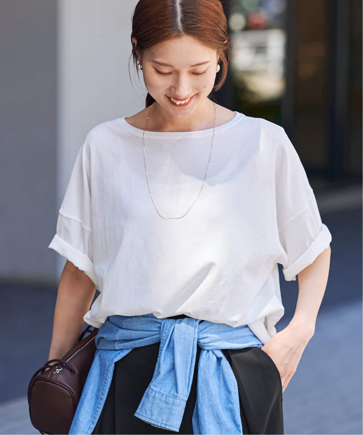 FRAMeWORKドライタッチコットンS/S-Tee2 ドライタッチコットンS/S-Tee（Tシャツ／カットソー
