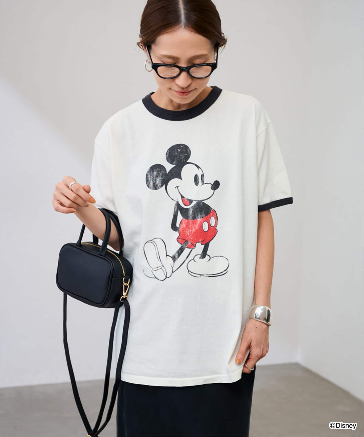 週末限定。FRAMeWORK JOHNBULL ミッキー T JOHNBULL/ジョンブル ＜MICKEY MOUSE＞T（Tシャツ／カットソー