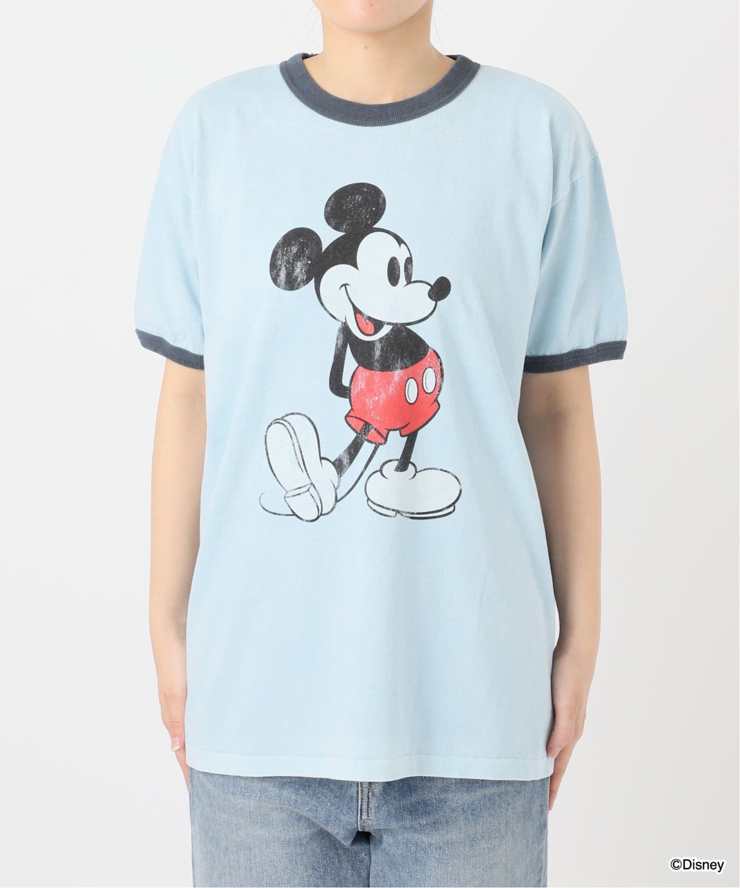 フレームワーク　ジョンブル MICKEY MOUSE T Embroidery JOHNBULL/ジョンブル ＜MICKEY MOUSE＞ T Embroidery（Tシャツ