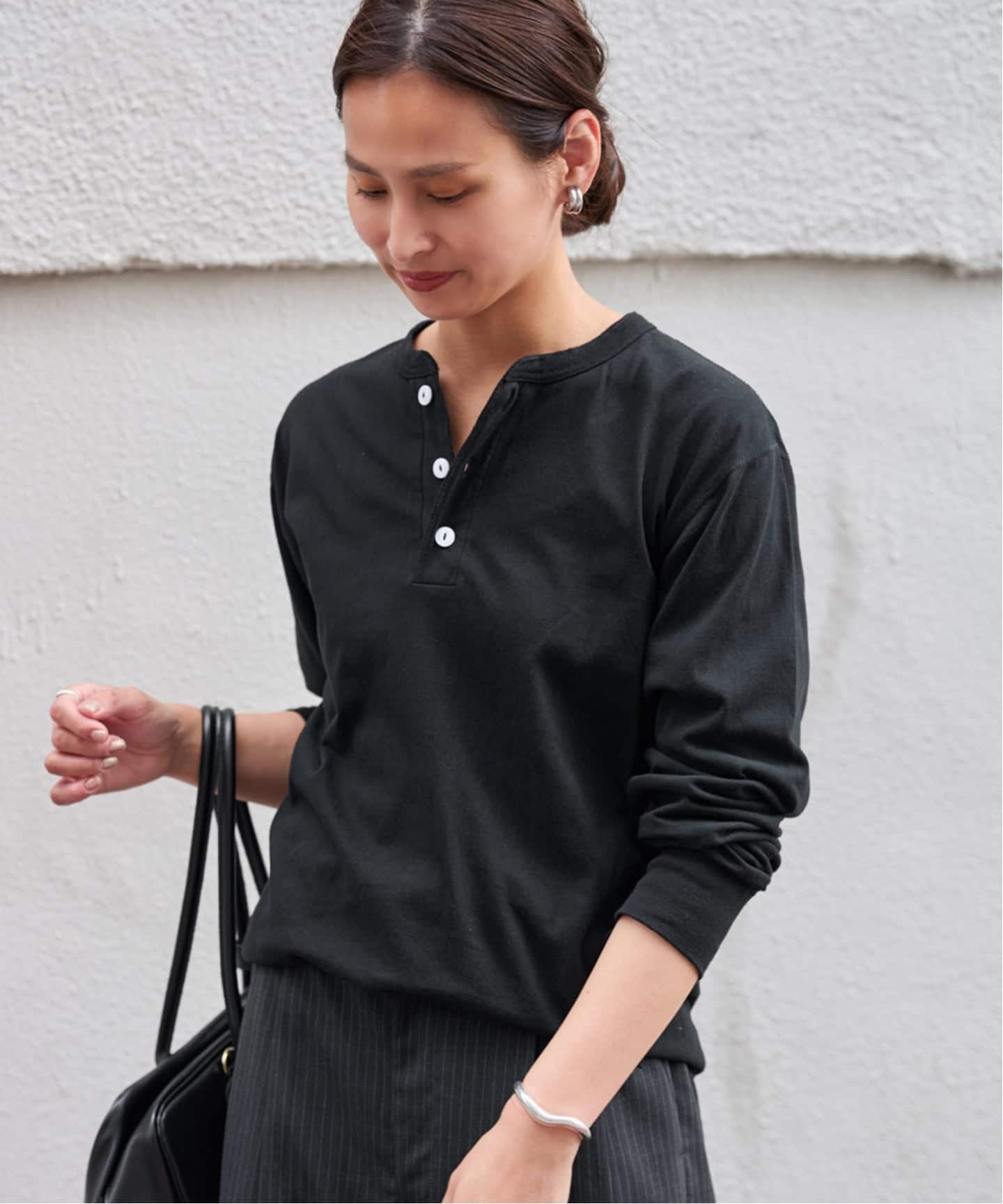 Healthknit/ヘルスニット ヘンリーロングスリーブ（Tシャツ