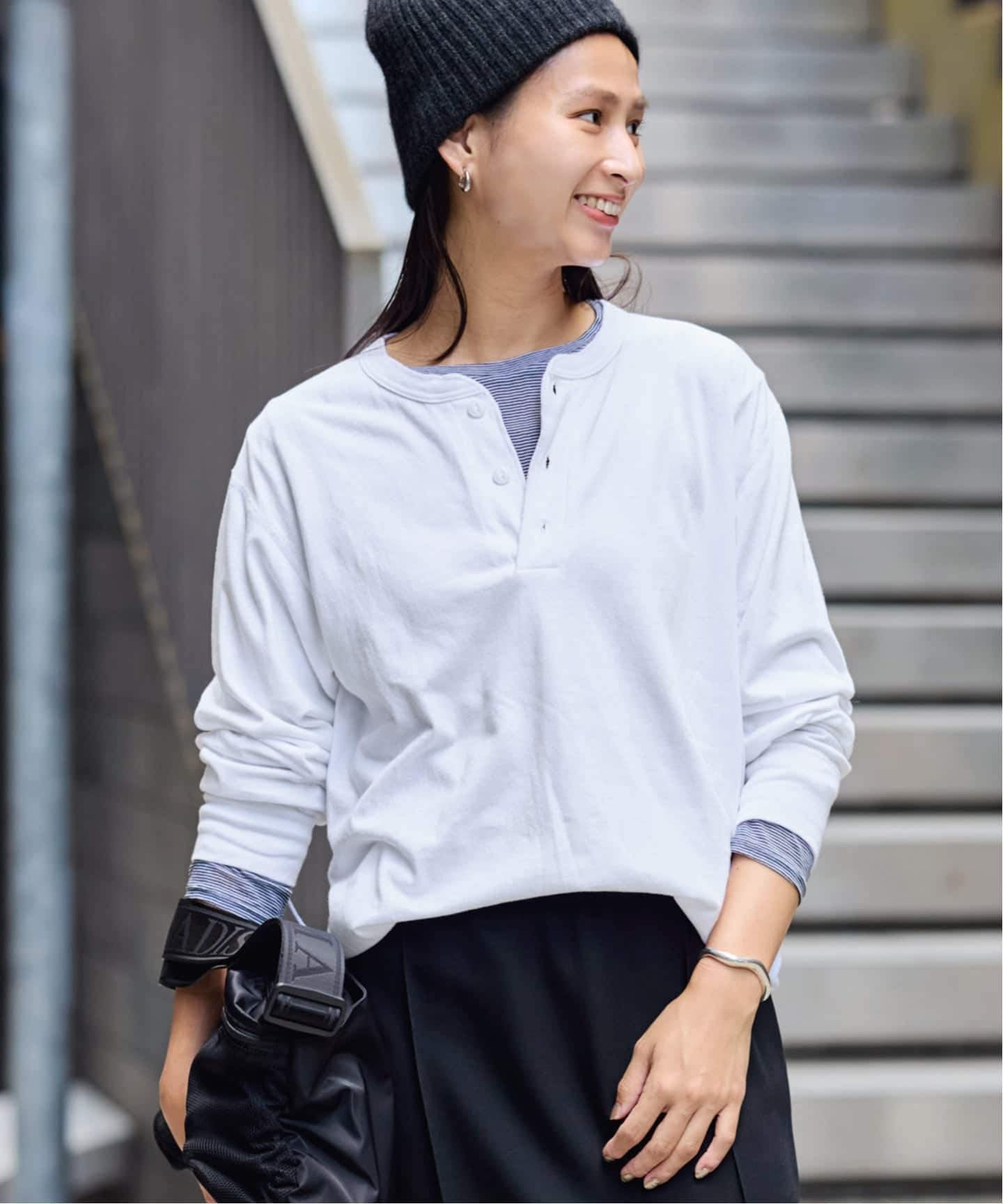 Healthknit/ヘルスニット ヘンリーロングスリーブ（Tシャツ