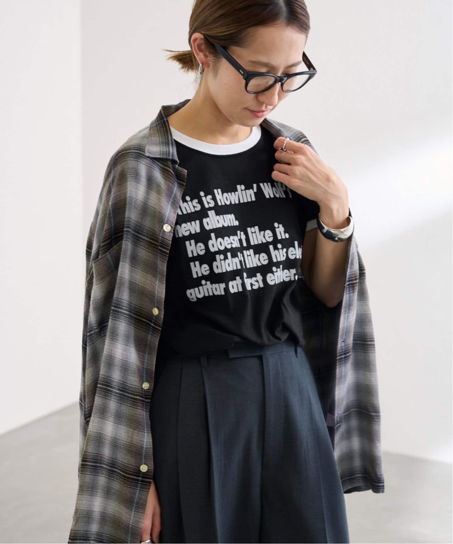 BLUESCENTRIC 別注リンガーTEE HOWLIN WOLF（Tシャツ