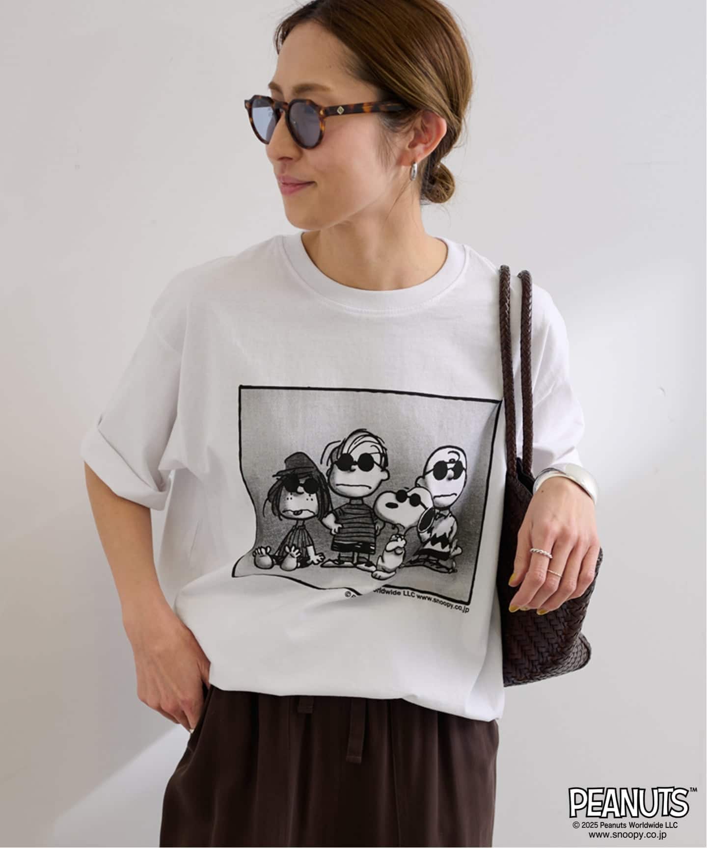 JOHNBULL　PEANUTS GANG Tシャツ　新品　Mサイズ　スヌーピー JOHNBULL/ジョンブル】PEANUTS プリントTシャツ / スヌーピー