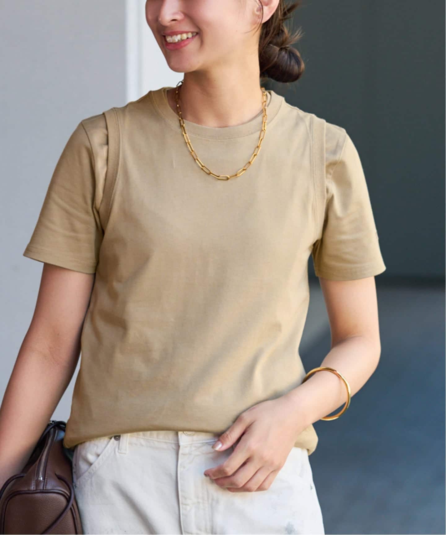 □ひろ□FRAMeWORK/YAK MIX カットソー FRAMeWORK（フレームワーク）の「YAK MIX カットソー（Tシャツ