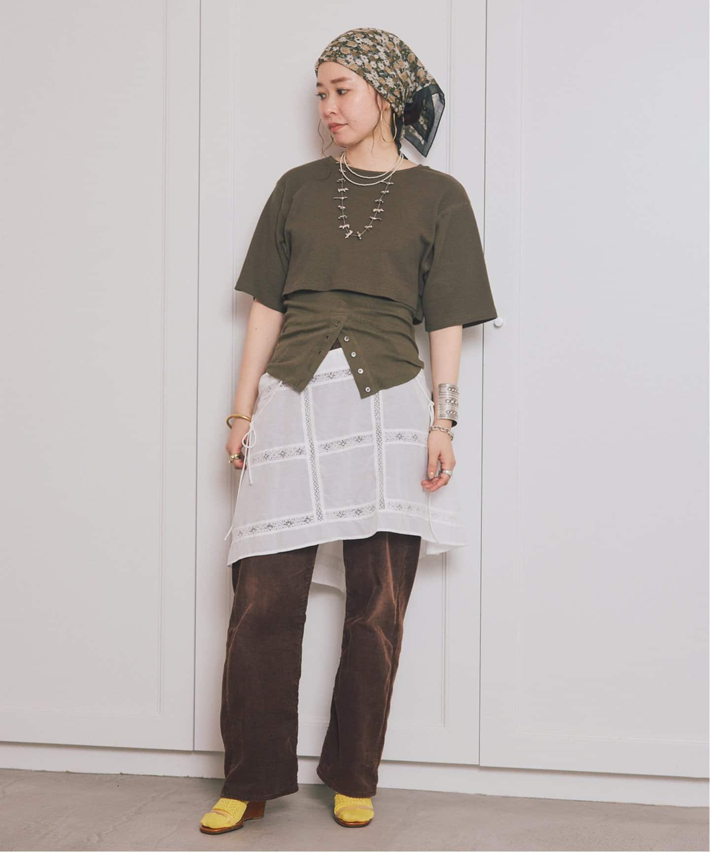 oll framework レイヤードサーマルT グレー　２枚セット oll framework レイヤードサーマルT グレー 2枚セット