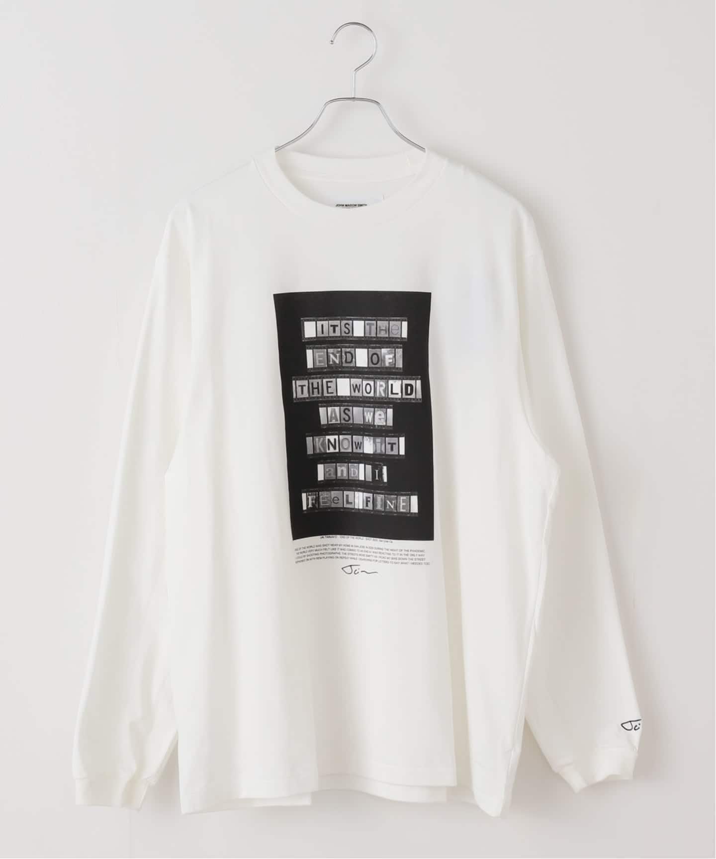 【JANE SMITH】ジェーンスミス　カットソー JANE SMITH/ジェーンスミス JAI TANJU END OF THE WORLD SH（T