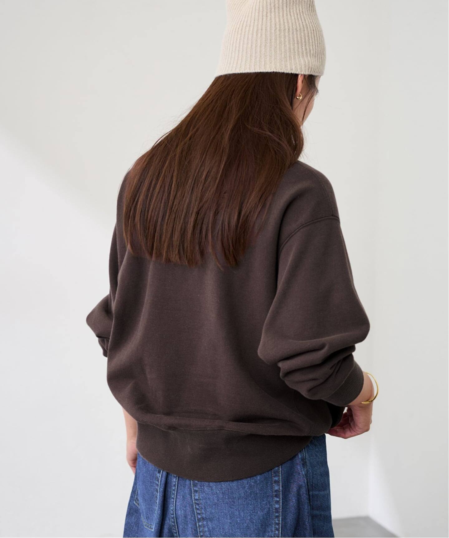 JANE SMITH / FLEECE SNAP プルオーバー JOHN MASON SMITH / JANE SMITH】フロスティングコットン