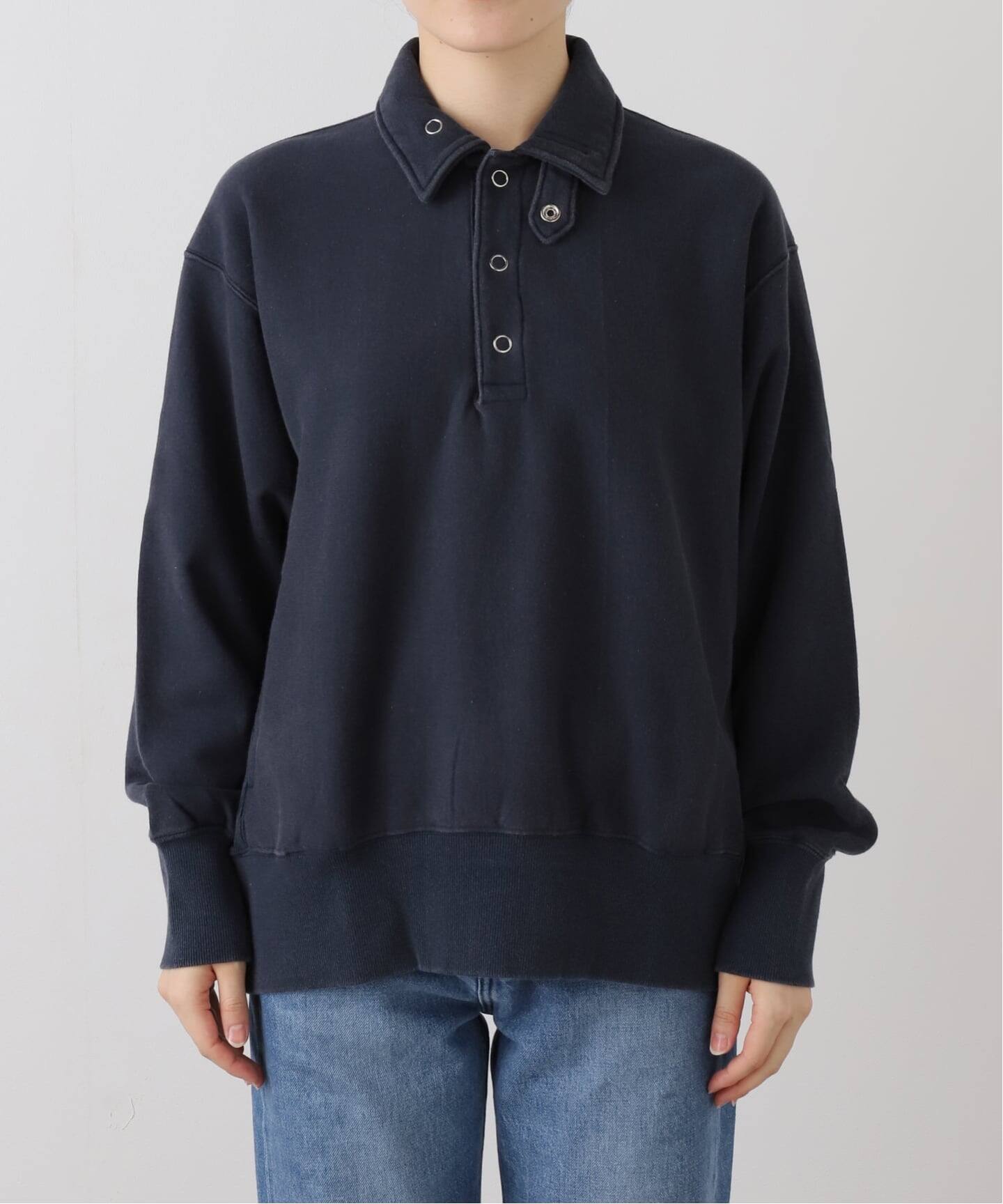 JANE SMITH/ジェーンスミス FROSTING COTTON FLEECE SNAP C