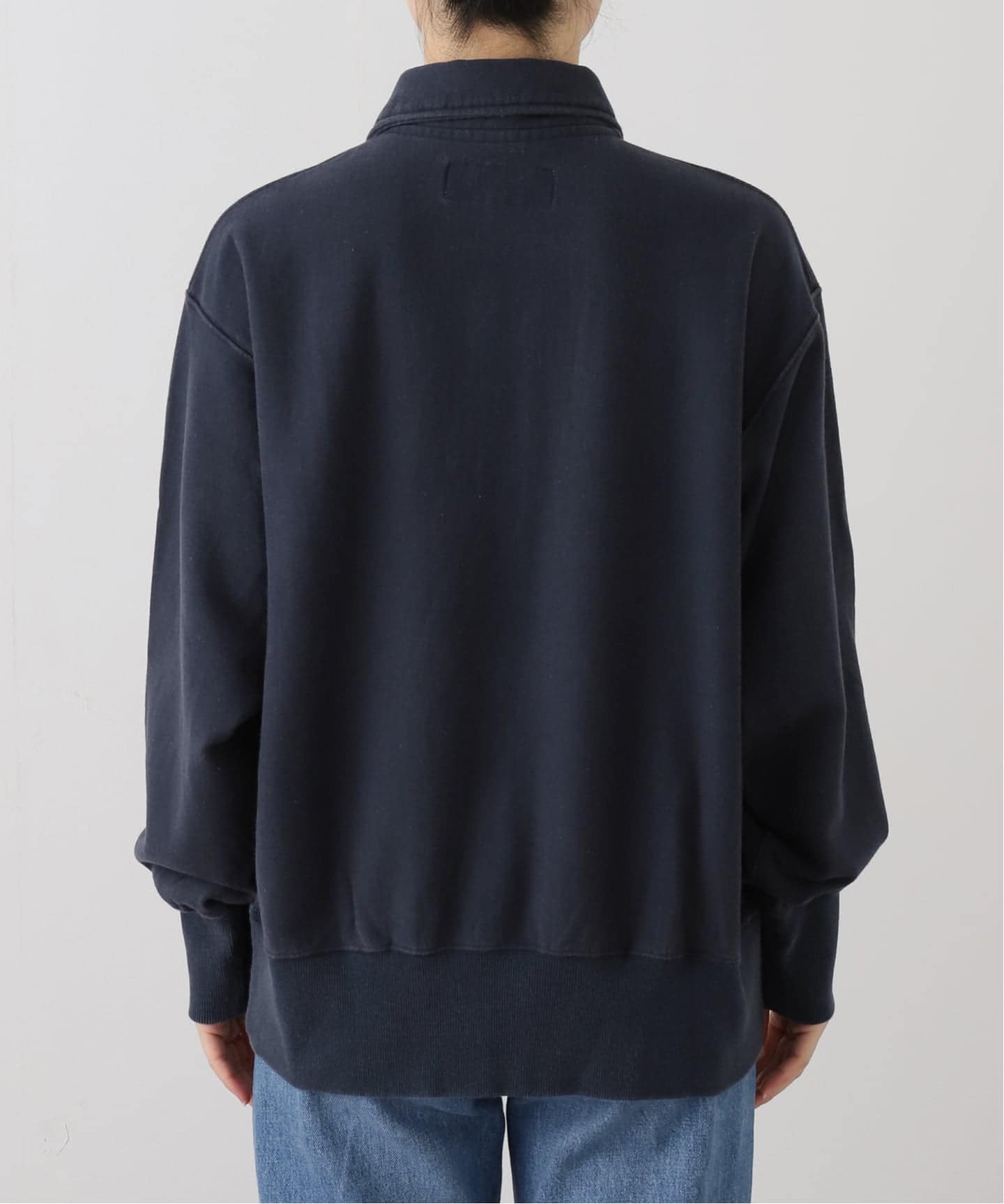 JANE SMITH / FLEECE SNAP プルオーバー JOHN MASON SMITH / JANE SMITH】フロスティングコットン