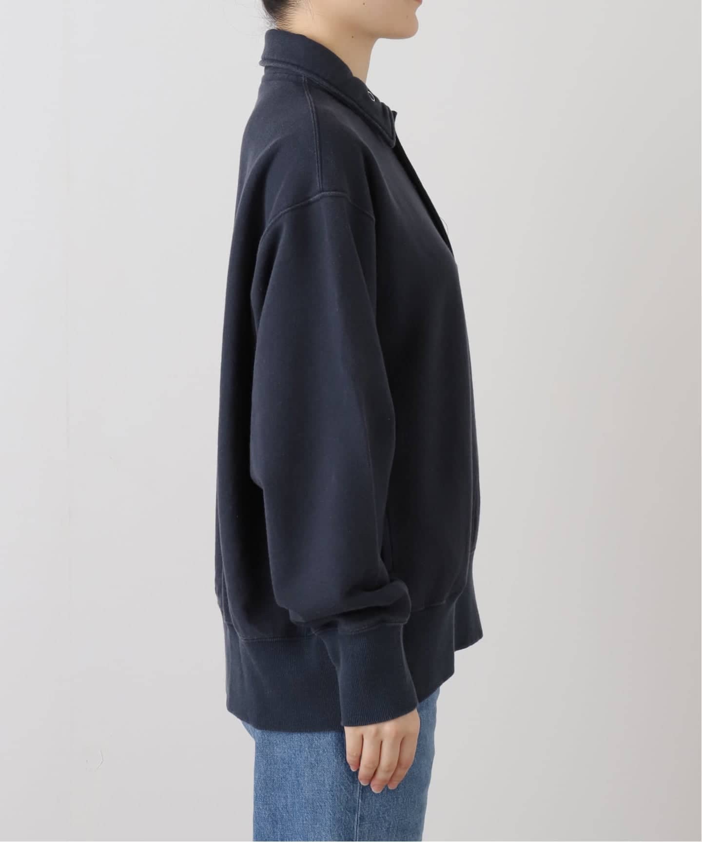 JANE SMITH/ジェーンスミス FROSTING COTTON FLEECE SNAP C