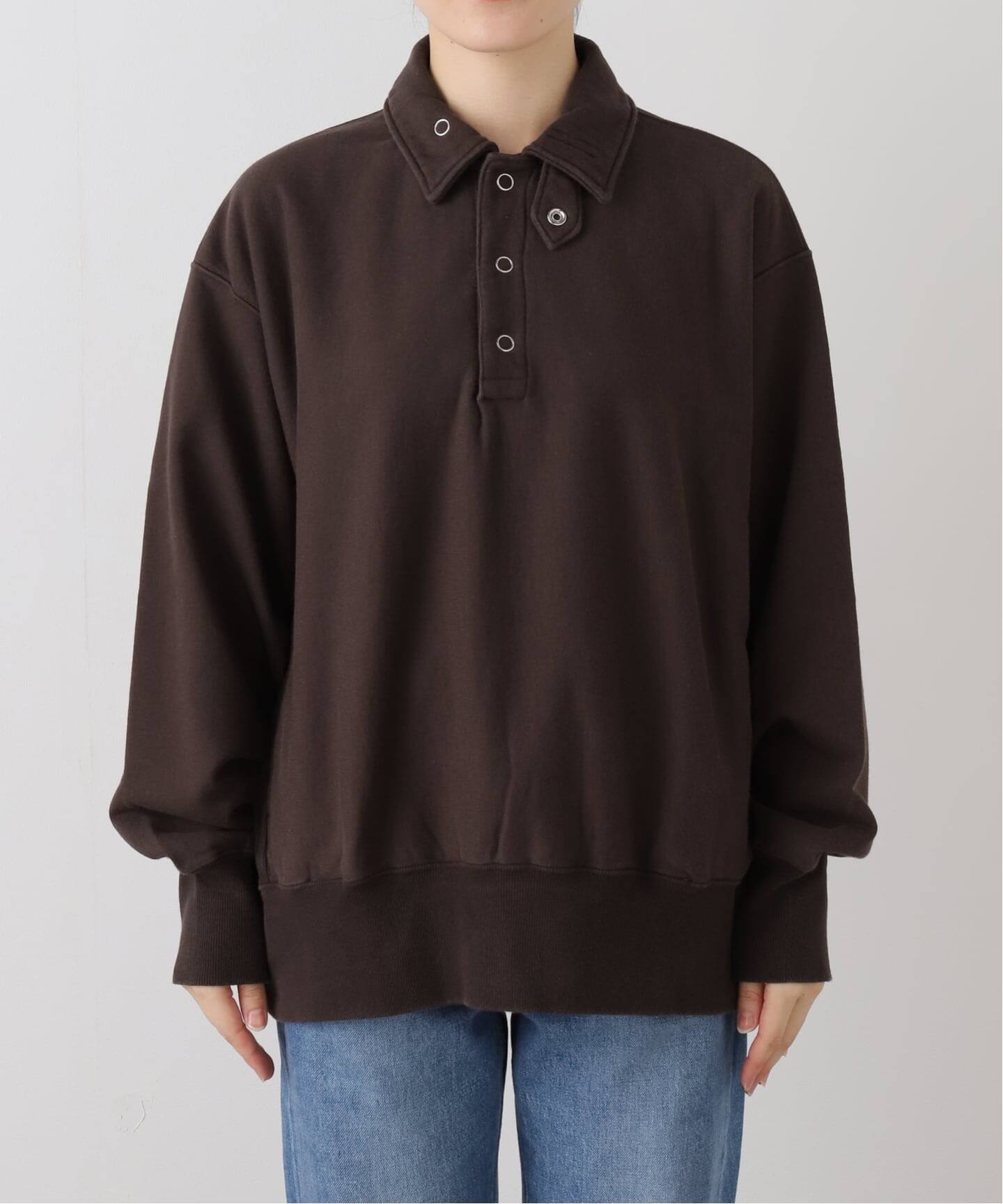 JANE SMITH/ジェーンスミス FROSTING COTTON FLEECE SNAP C