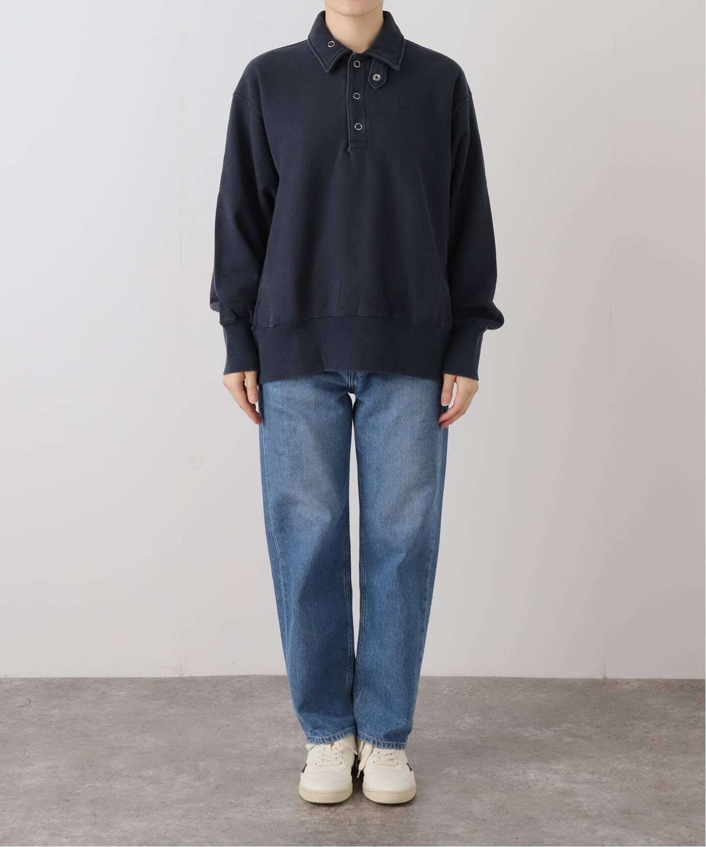 JANE SMITH/ジェーンスミス FROSTING COTTON FLEECE SNAP C