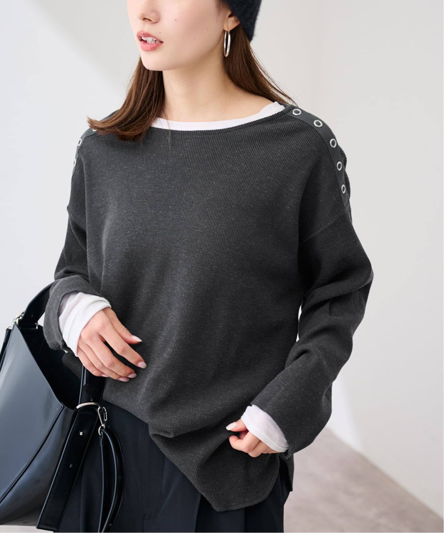 JANE SMITH/ジェーンスミス 別注ワッフルプルオーバー（Tシャツ