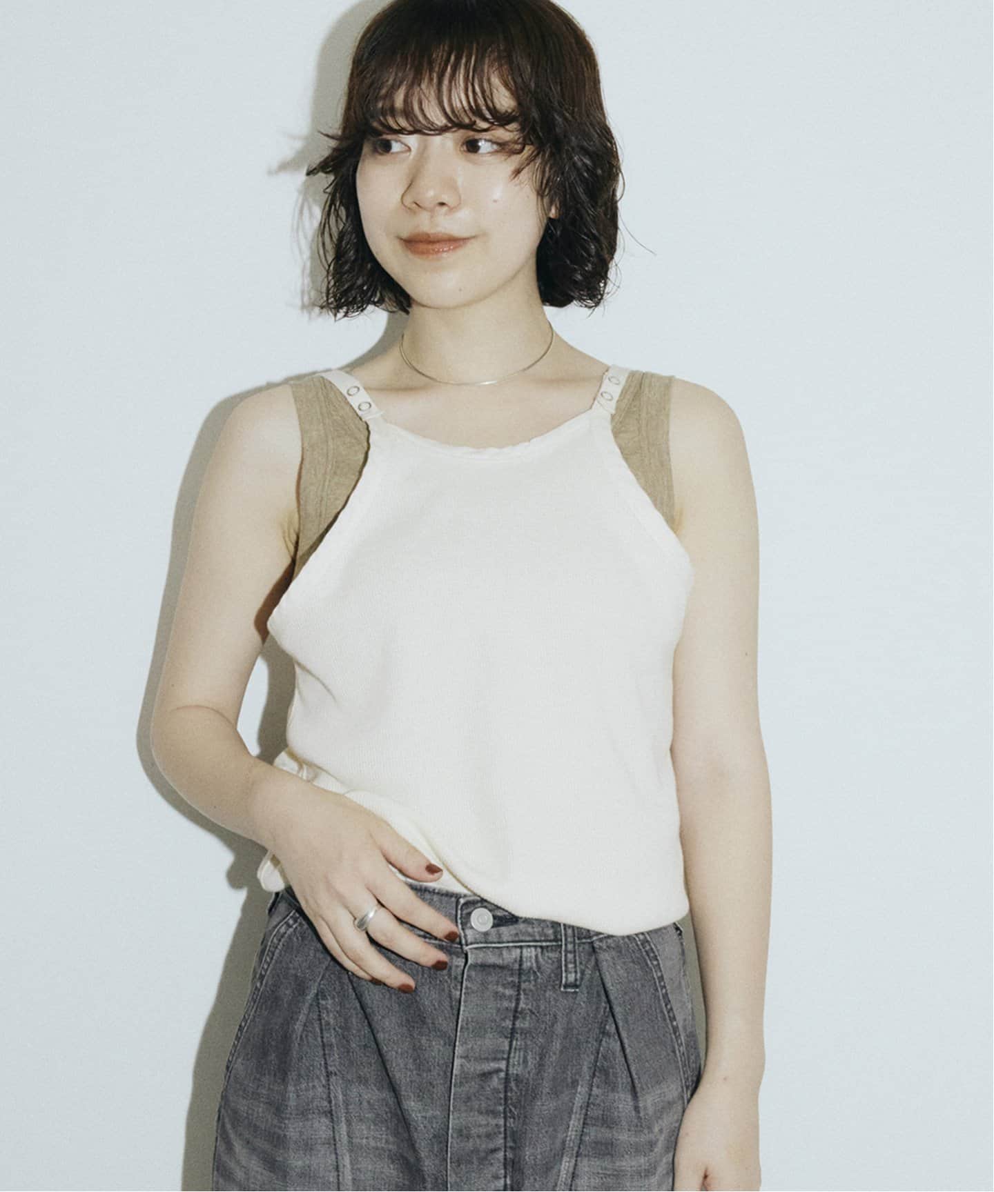 jane smith タンク JANE SMITH/ジェーンスミス 別注ワッフルタンク（タンクトップ