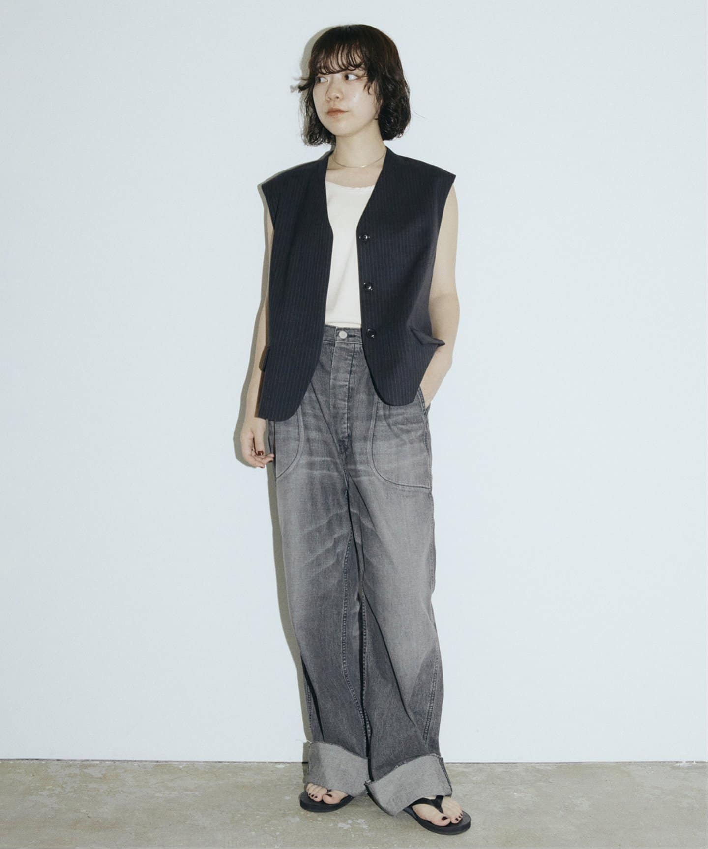 jane smith タンク JANE SMITH/ジェーンスミス 別注ワッフルタンク（タンクトップ