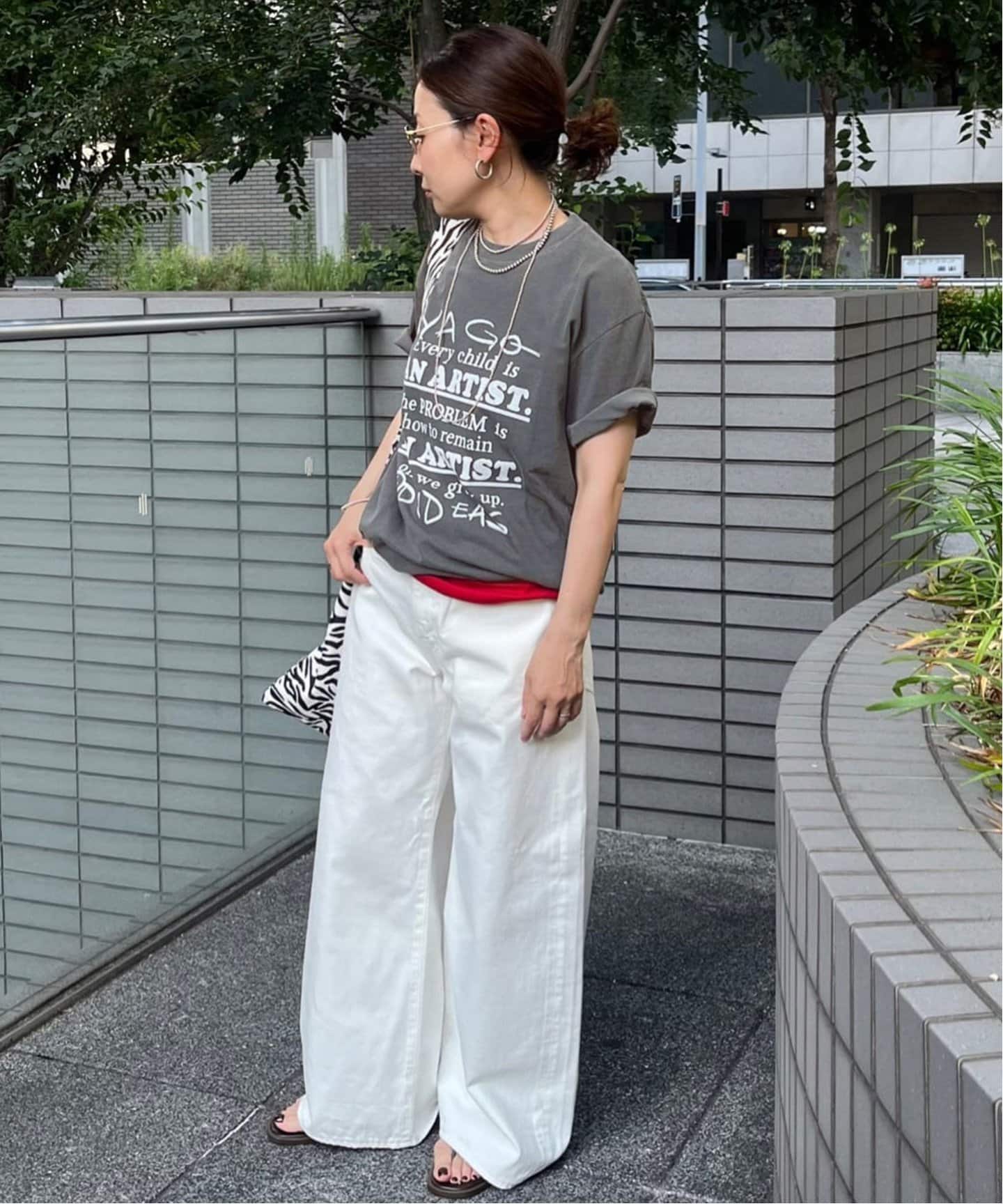 YA GOOD IDEAS × KIBITZ HANDWKS MESSAGE TSHIRT（Tシャツ