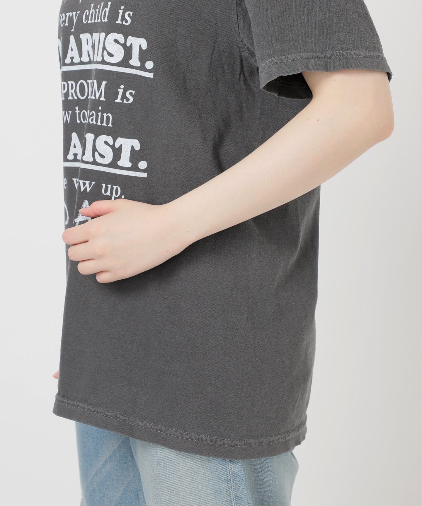 tシャツ YA GOOD IDEAS × KIBITZ HANDWKS MESSAGE TSHIRT レディース FRAMeWORK tシャツ YA GOOD IDEAS × KIBITZ HANDWKS MESSAGE