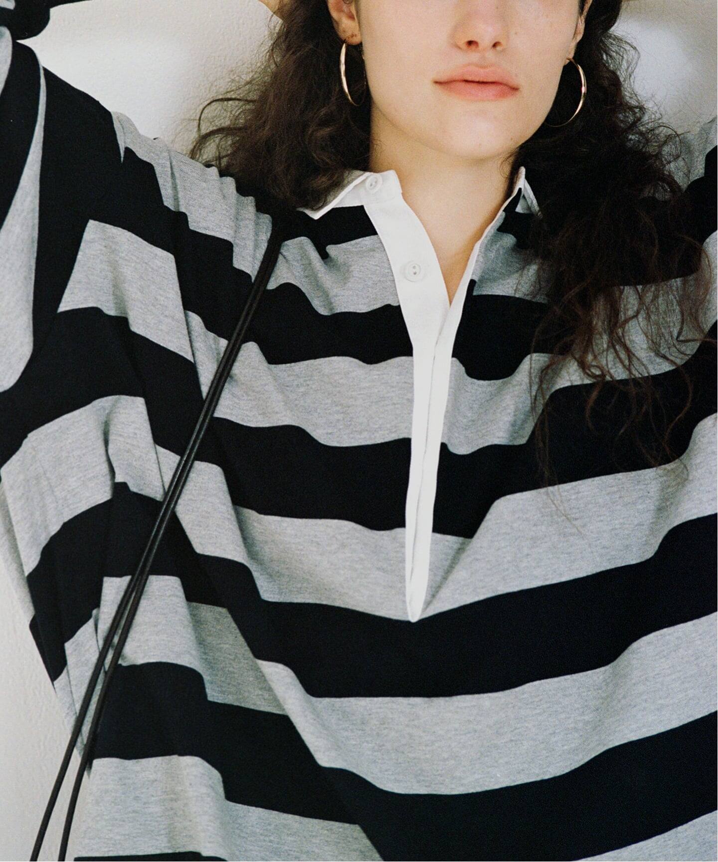 onit/オニット 別注OVERSIZE ボーダーラガーシャツ onit/オニット 別注OVERSIZE ボーダーラガーシャツ（Tシャツ