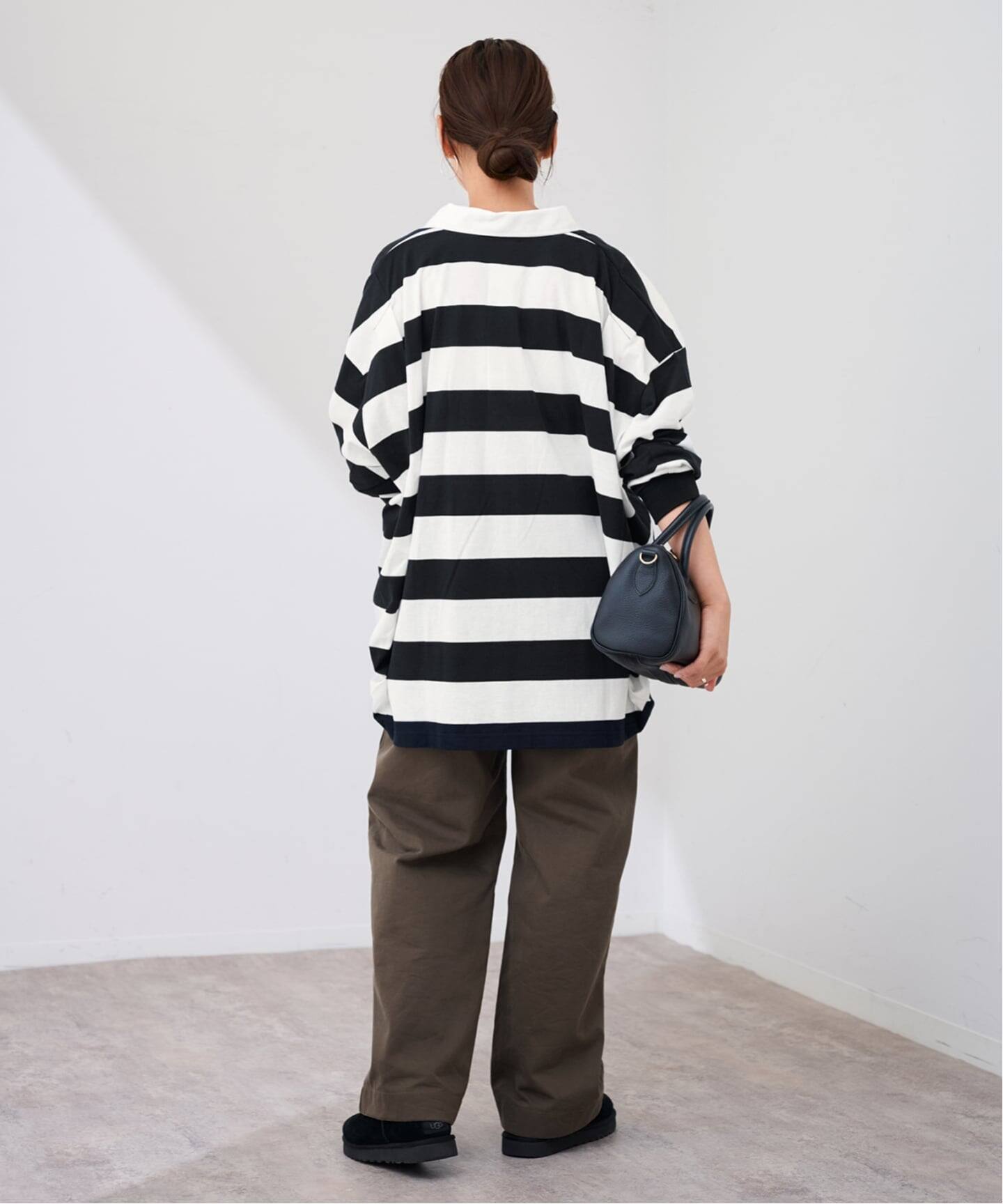 onit/オニット 別注OVERSIZE ボーダーラガーシャツ（Tシャツ