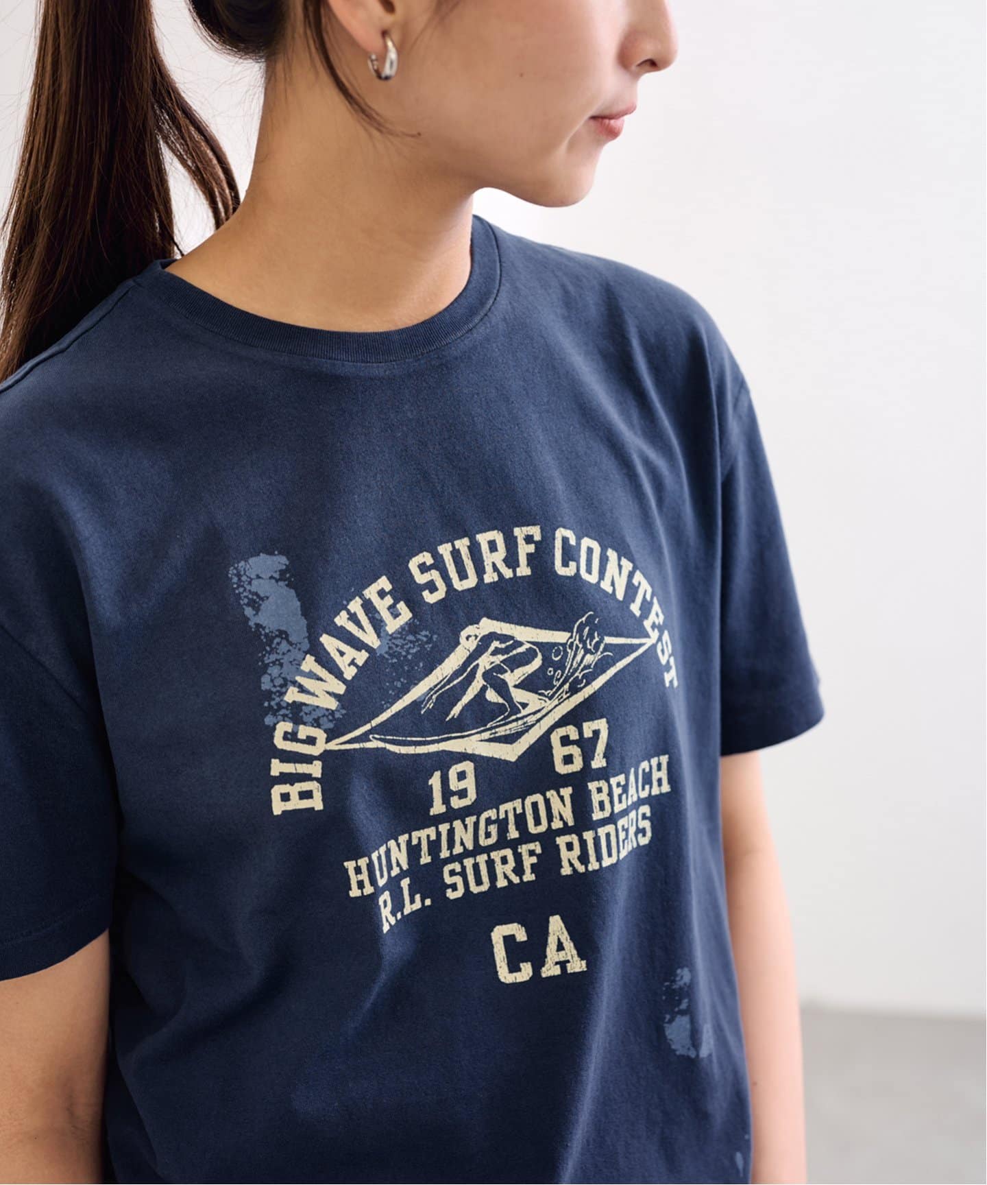 Tシャツ・カットソー Ralph Lauren FW25 STRIPES TEE (710938134 009) Polo Ralph Lauren Striped T-Shirt | Fatigue/old Royal | SVD