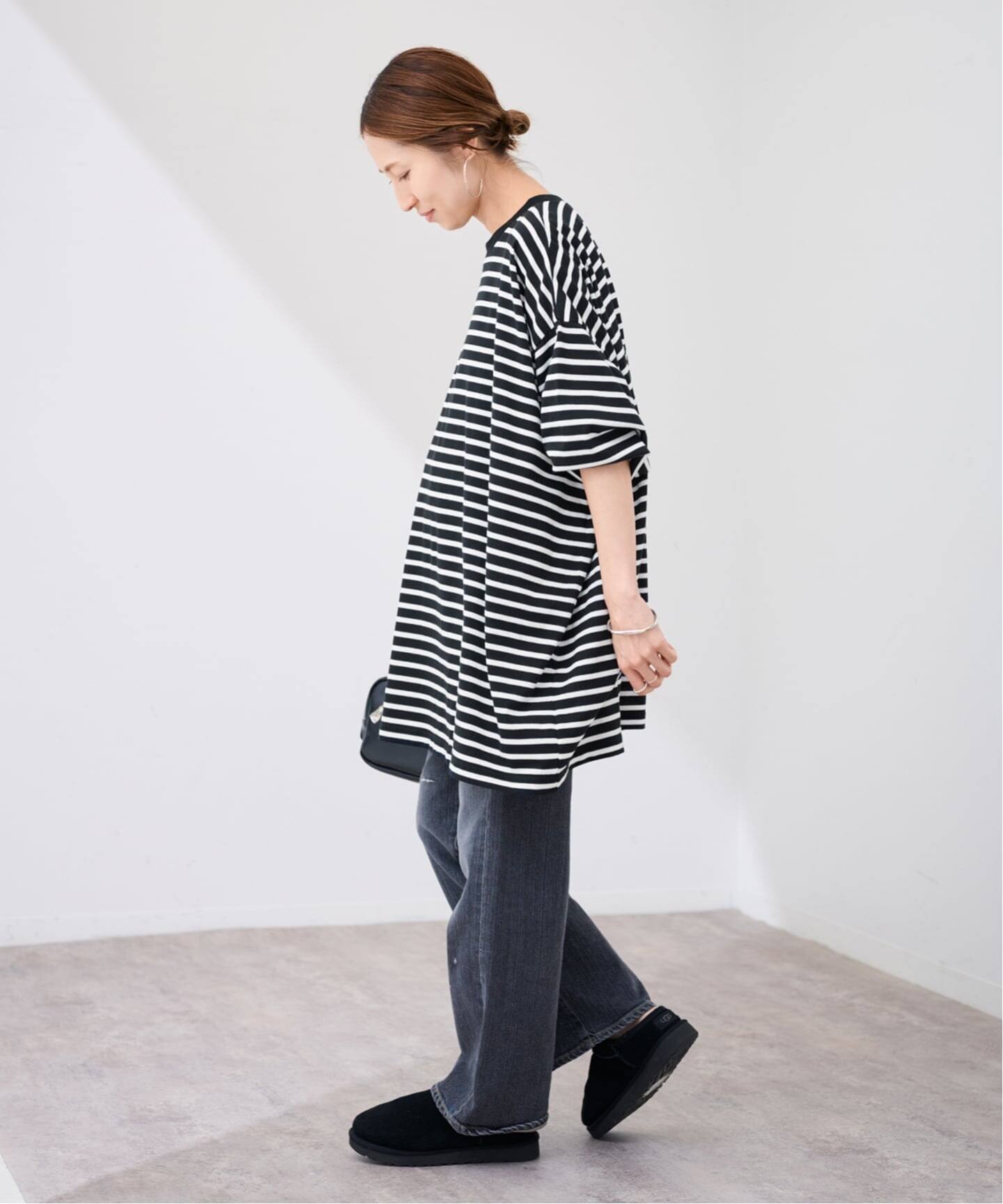 onit/オニット 別注OVERSIZE ボーダーロングスリーブ（Tシャツ