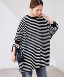 ≪予約≫onit/オニット 別注OVERSIZE ボーダーロングスリーブ