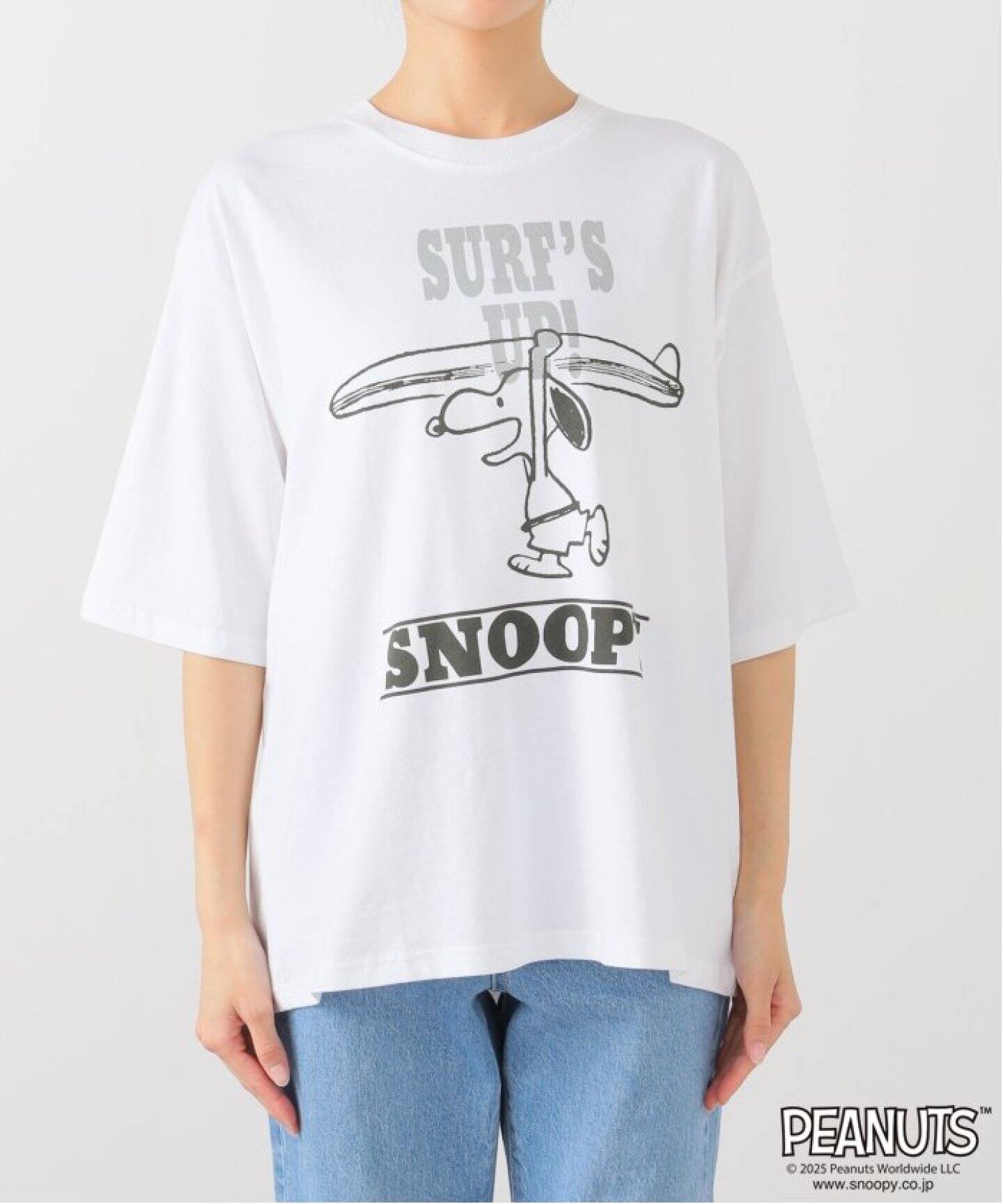 tシャツ JOHNBULL/ジョンブル PEANUTS SURFS UP T レディース PEANUTS SURFS UP Tシャツ | ジョンブル公式通販/JOHNBULL