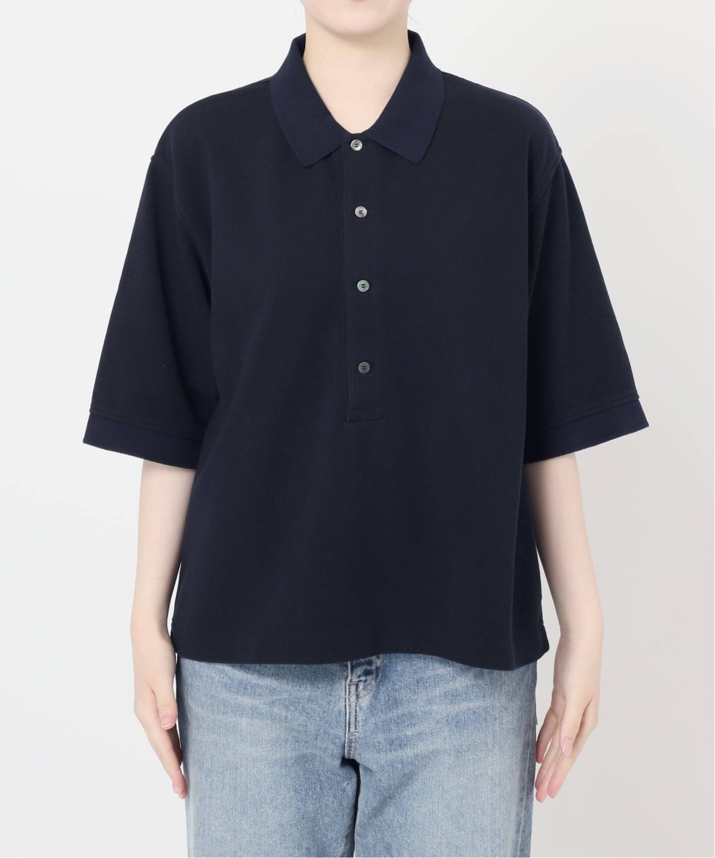 新品未使用　フレームワークス　ロエフ　別注ポロシャツ　白 ≪追加≫ LOEFF/ロエフ 別注ポロシャツ 2（Tシャツ／カットソー