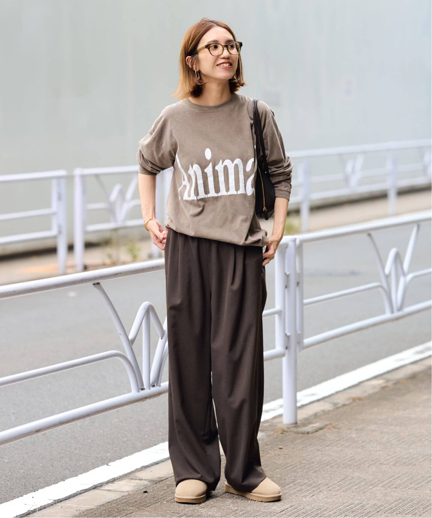 FRAMeWORK STUDIO WEAREALLANIMALS 別注ロンT STUDIO WEAREALLANIMALS 別注 ANIMALS ロングスリーブ（Tシャツ