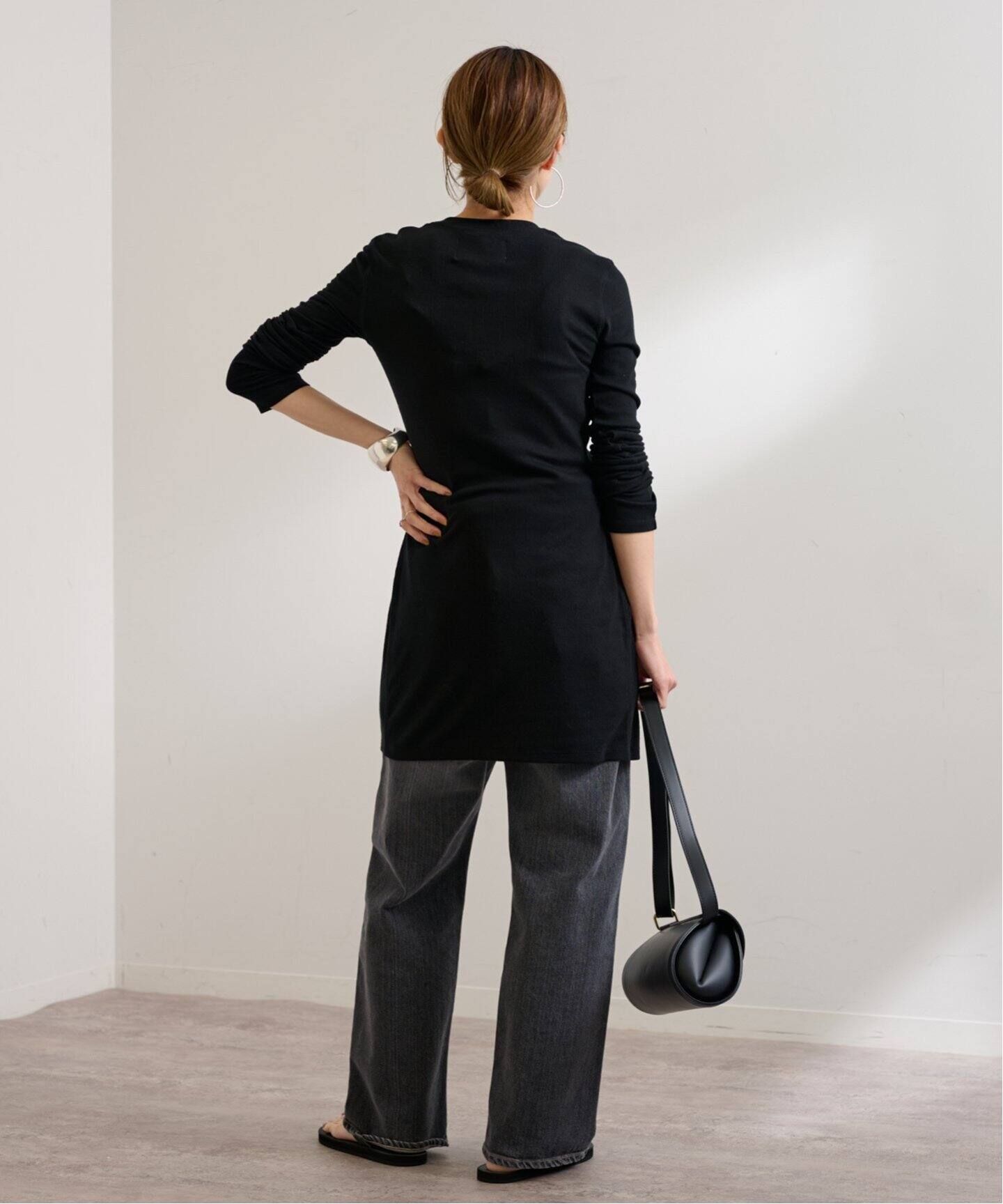 TONYWACK RIBBED BUTTON DRESS（Tシャツ／カットソー）｜FRAMeWORK 