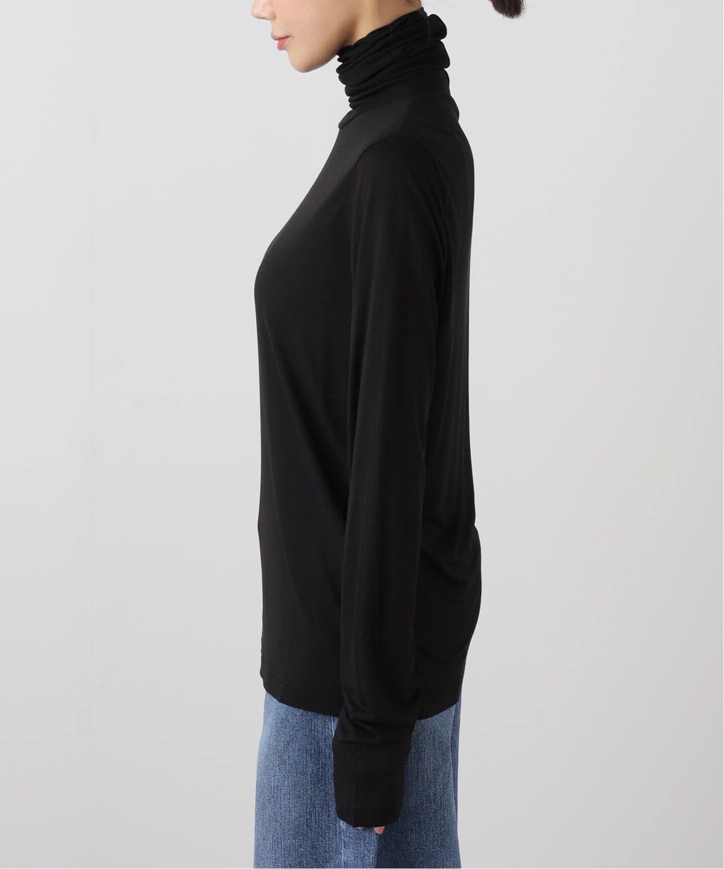 【新品タグ付】ATON MODAL SILK JERSEY TURTLENECK MODAL SILK JERSEY | TURTLENECK – ATON | エイトン