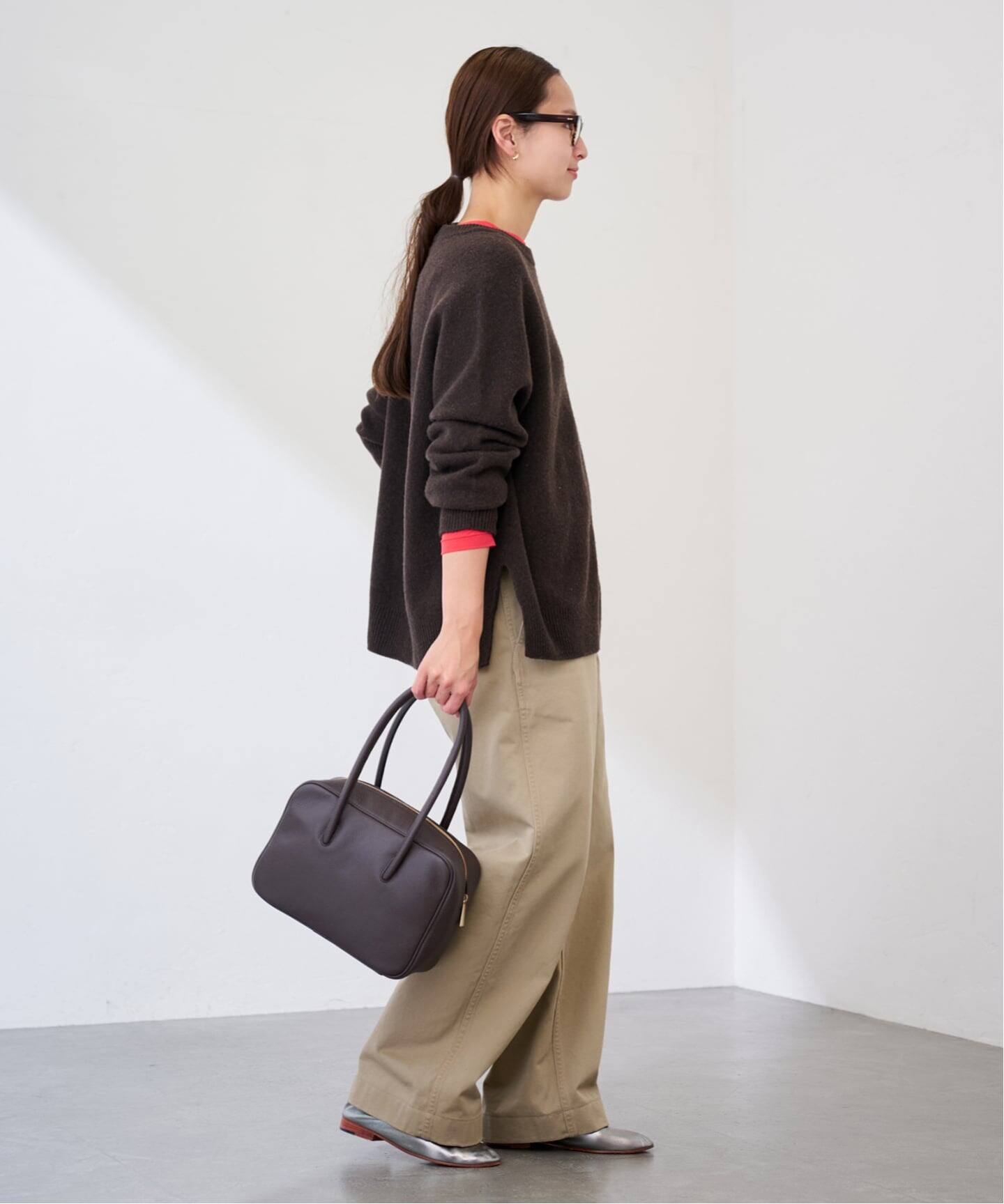 ATON/エイトン MODAL SILK JERSEY CREWNECK PULLOVER（Tシャツ