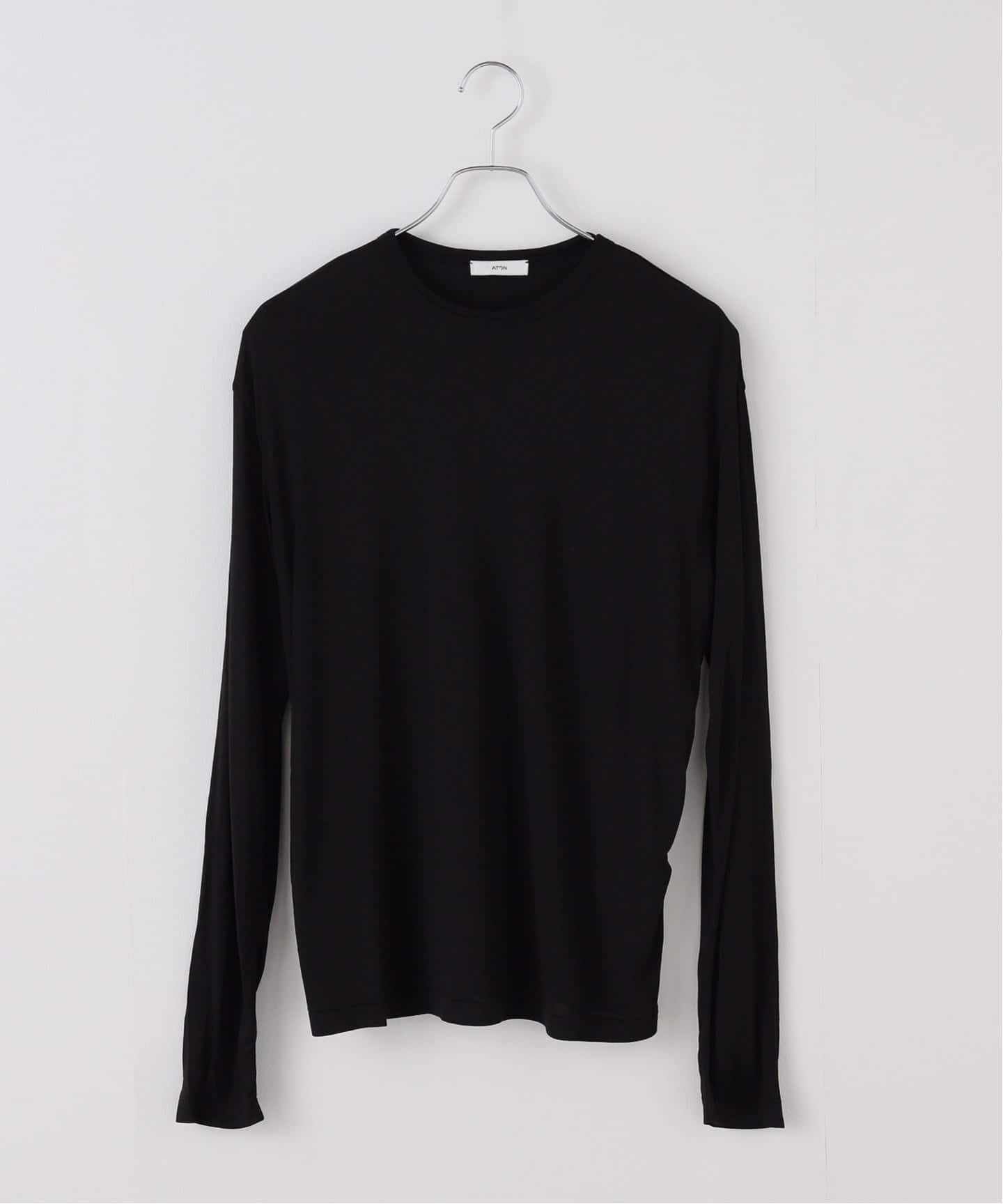 ATON/エイトン MODAL SILK JERSEY CREWNECK PULLOVER（Tシャツ