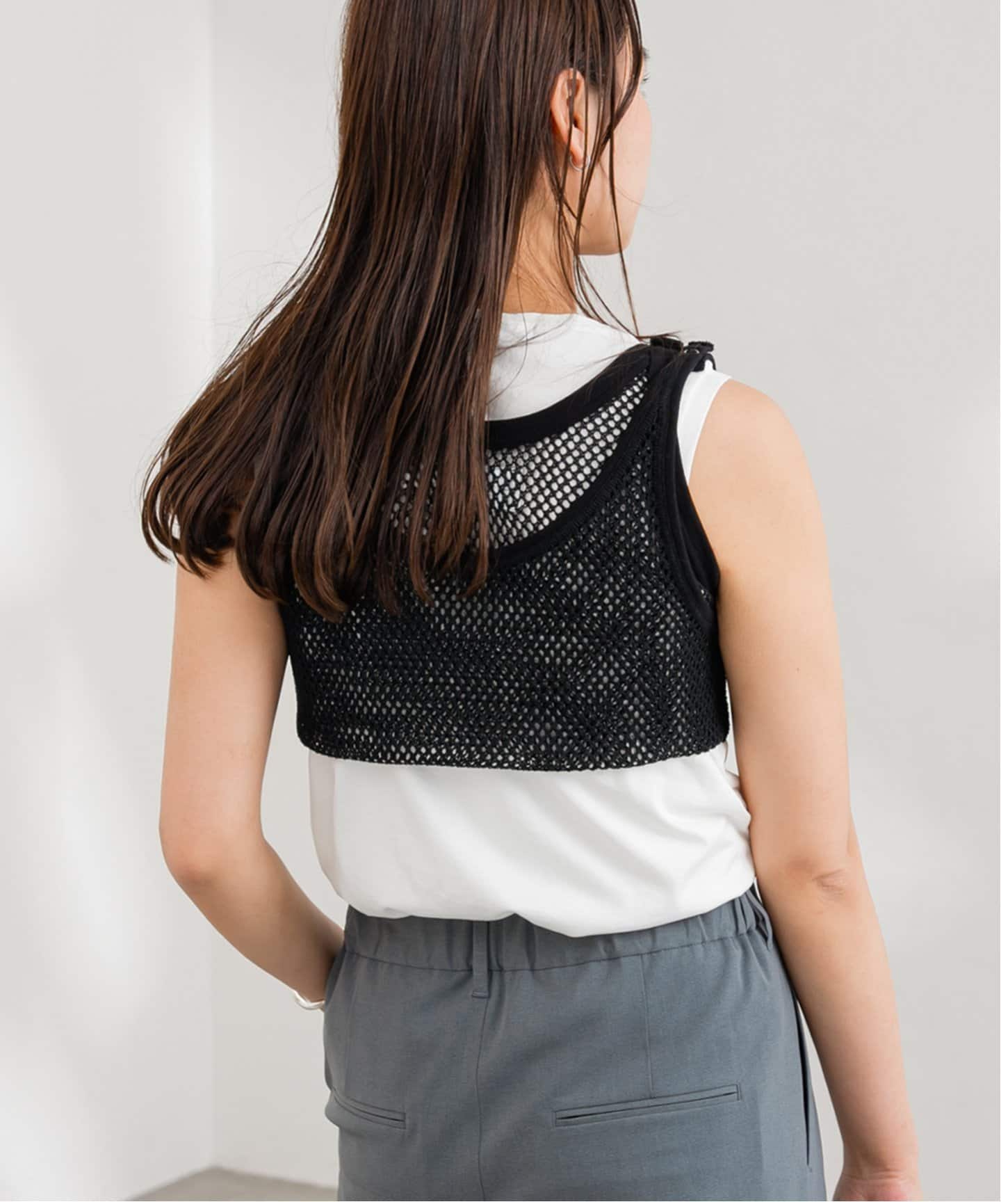 JANE SMITH/ジェーンスミス MESH UP DOWN TANK TOP（タンク