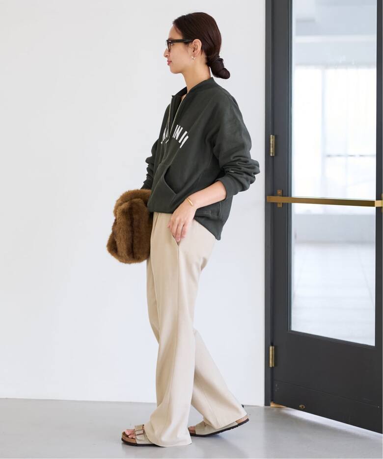 Champion/チャンピオン 別注REVERSE WEAVE11.5OZロゴハーフジップ 