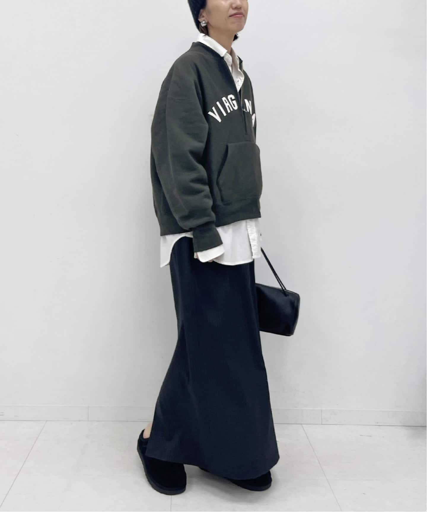 Champion◆FRAMeWORK別注/ハーフジップスウェット/M/コットン/GRY/CWSY001 お気に入り1万件以上／スウェット好き必見！Champion別注
