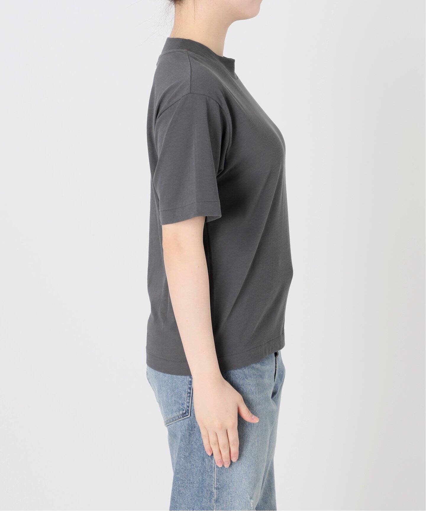 ATON/エイトン FRESCA NUBUCK MOCKNECK Tシャツ（Tシャツ