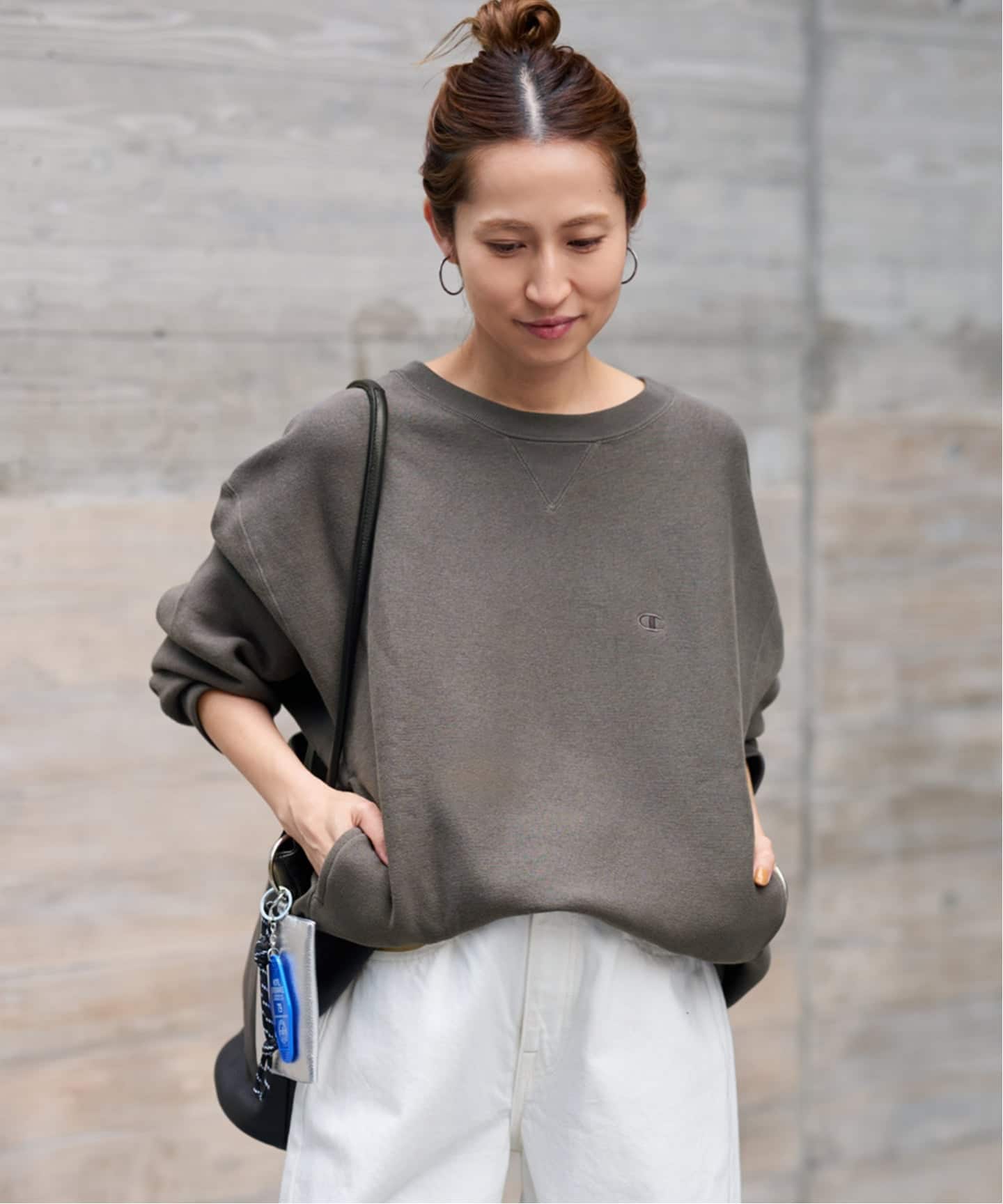 Champion 別注製品染めREVERSE WEAVEポケット（スウェット