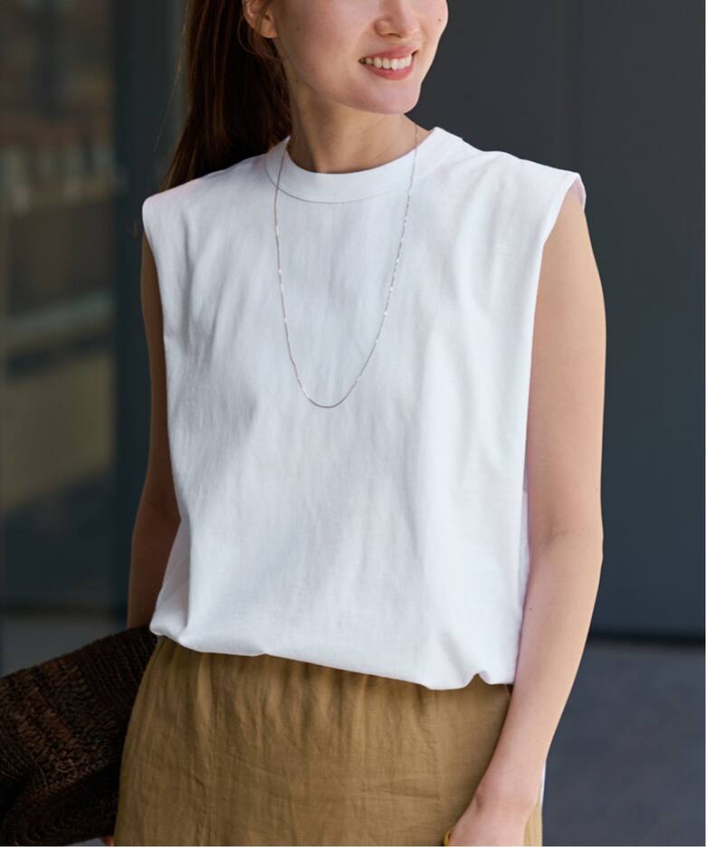 ATON/エイトン 12/-AIR SPINNING ROUND HEM タンクトップ（タンク  