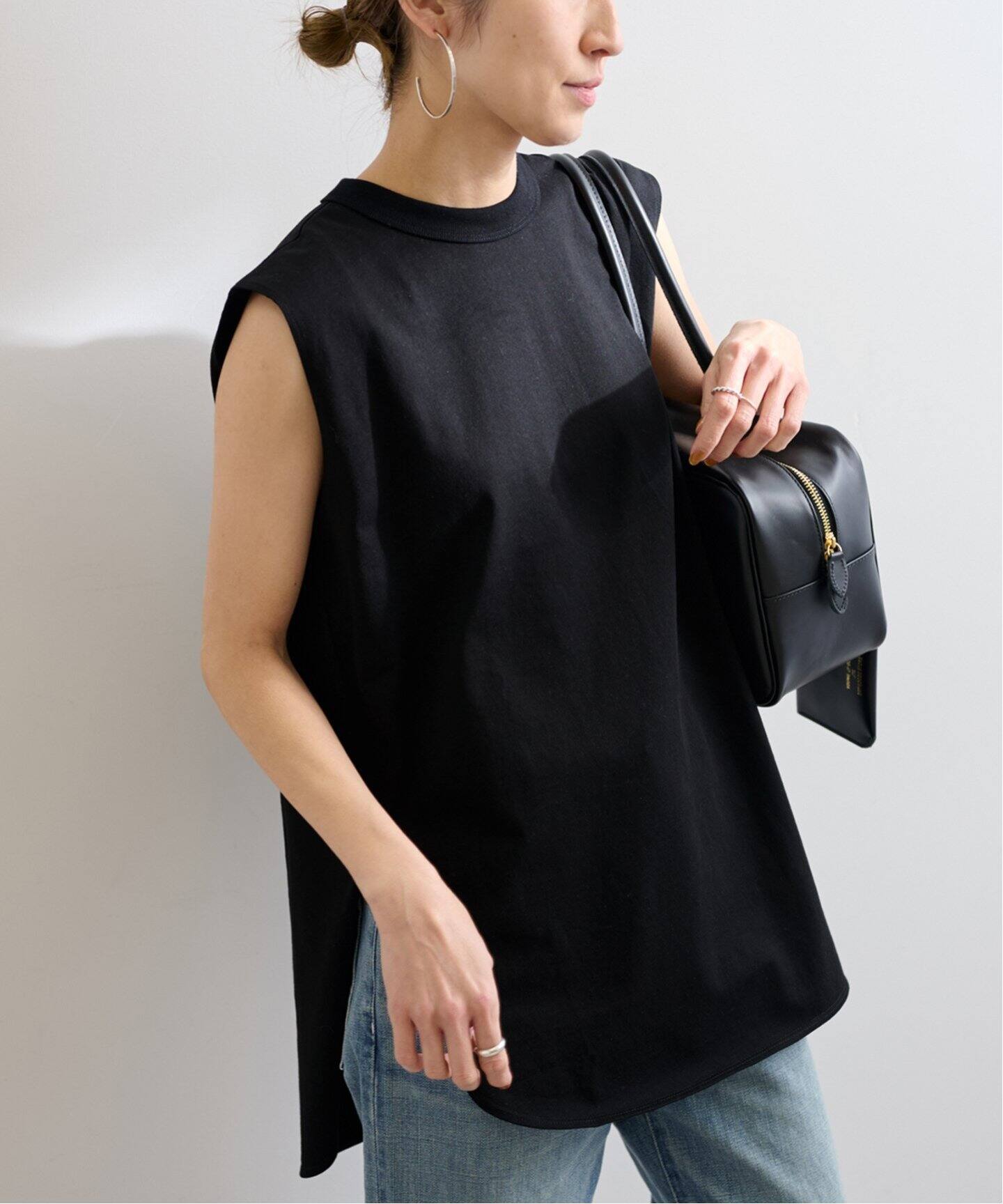 ATON/エイトン 12/-AIR SPINNING ROUND HEM タンクトップ（タンク  