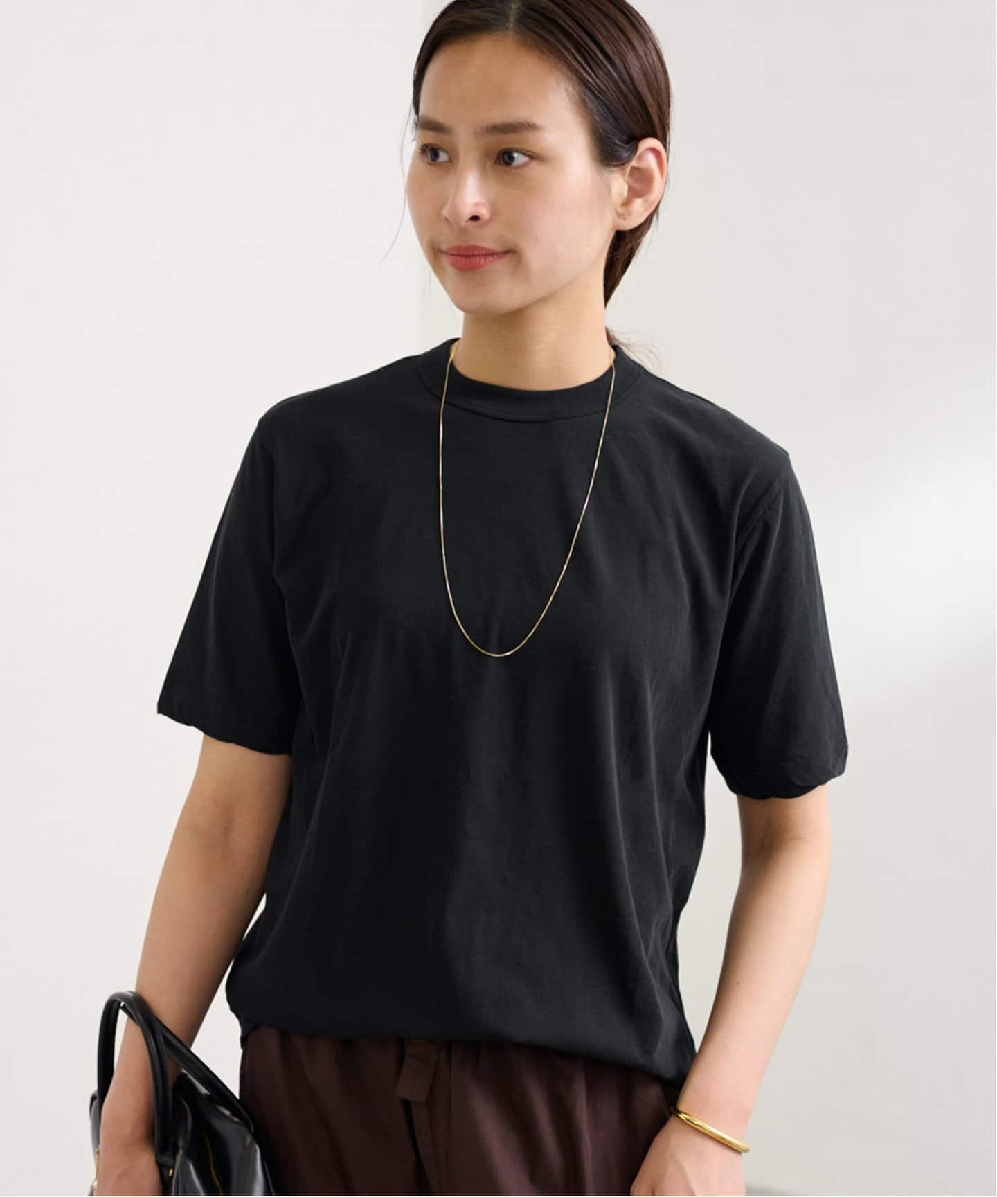ATON/エイトン FRESCA SINGLE JERSEY STANDARD Tシャツ（Tシャツ