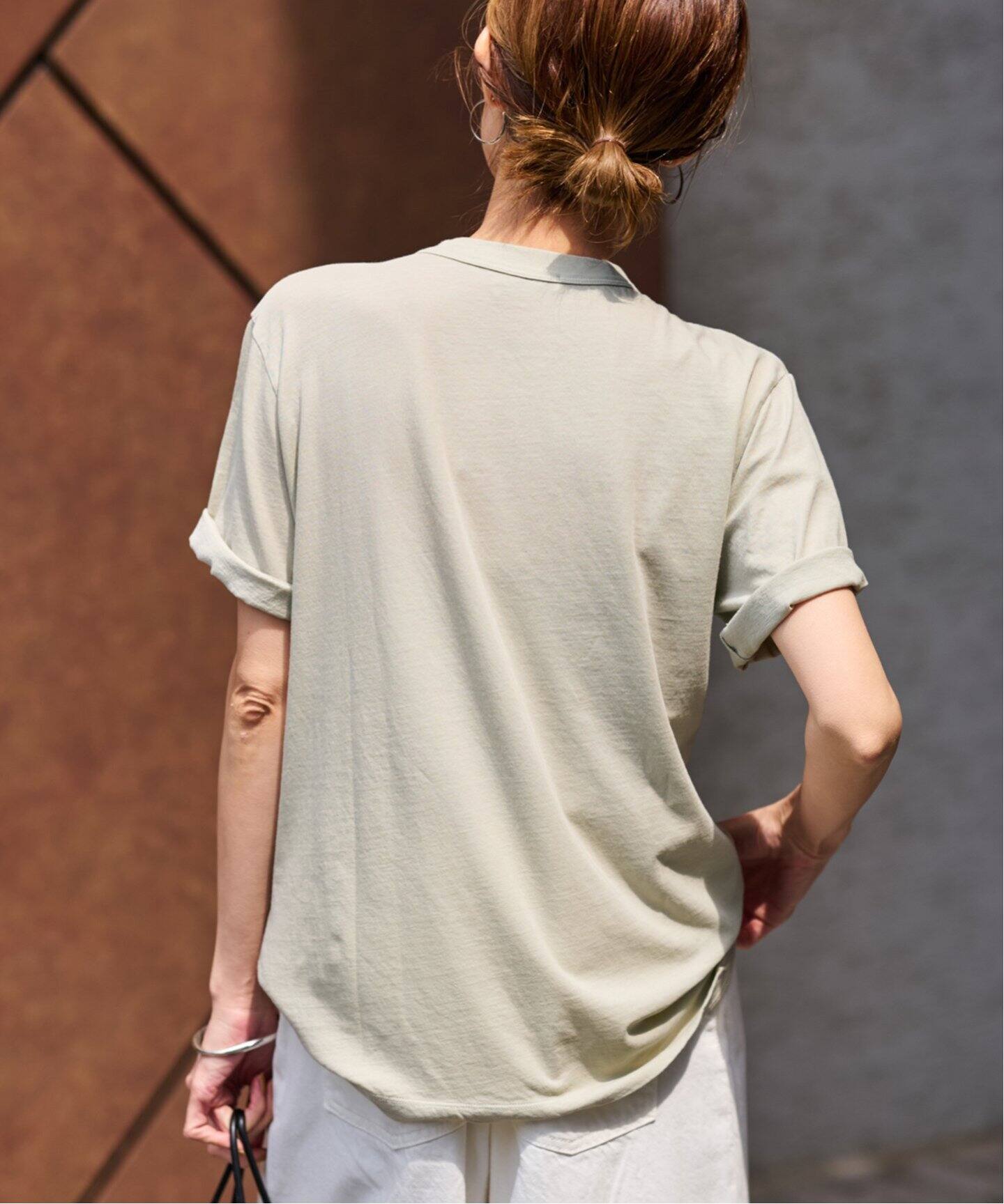 ATON/エイトン FRESCA SINGLE JERSEY STANDARD Tシャツ（Tシャツ