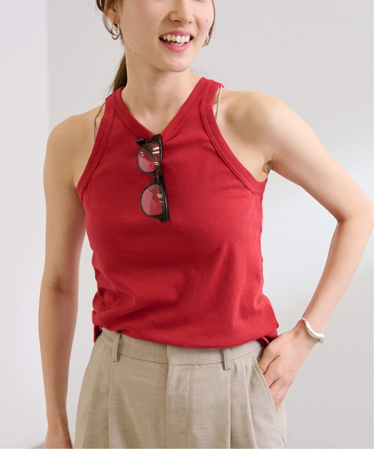 ONIT COTTON RIB AMERICAN/S タンクトップ（タンクトップ